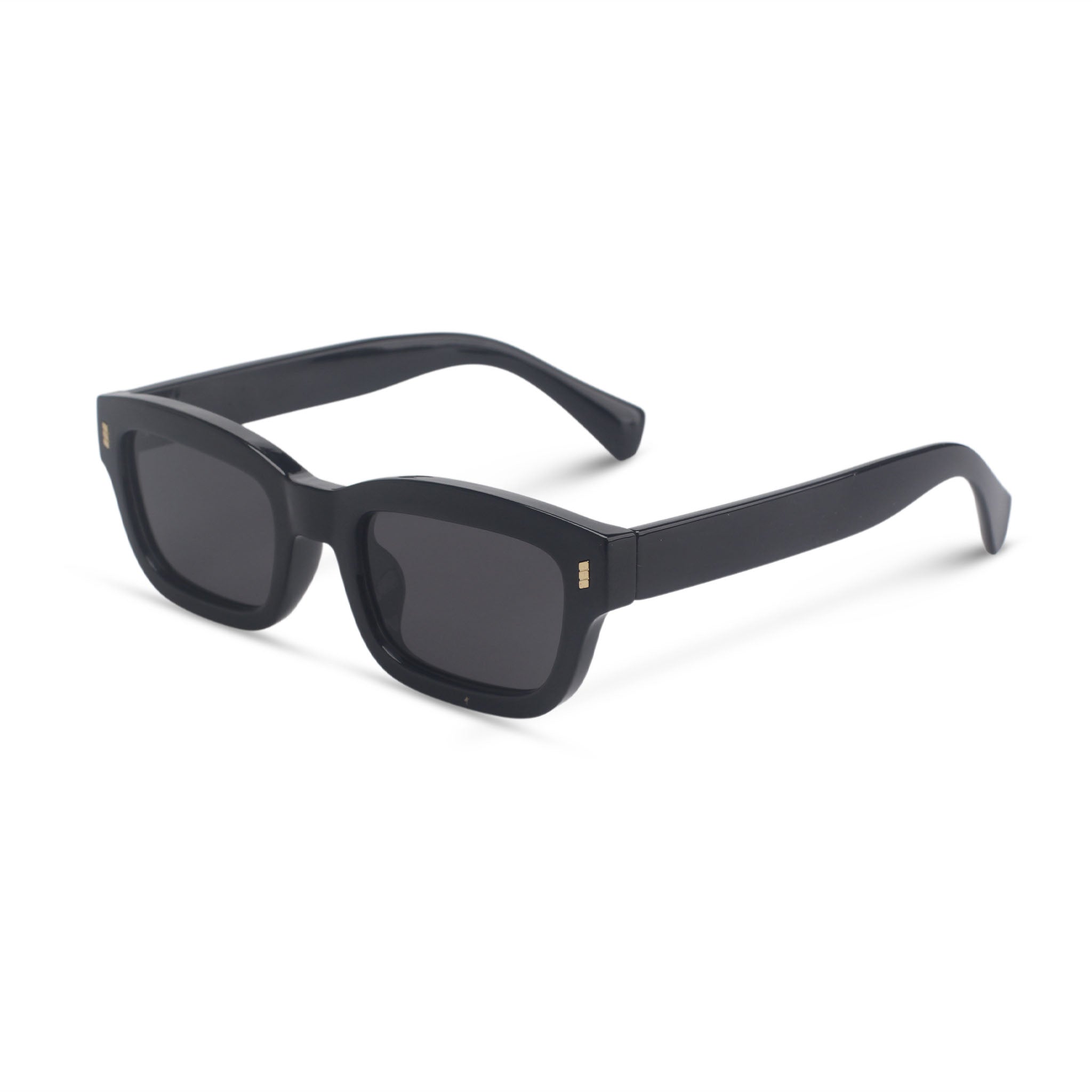 Rectangular black sunglasses