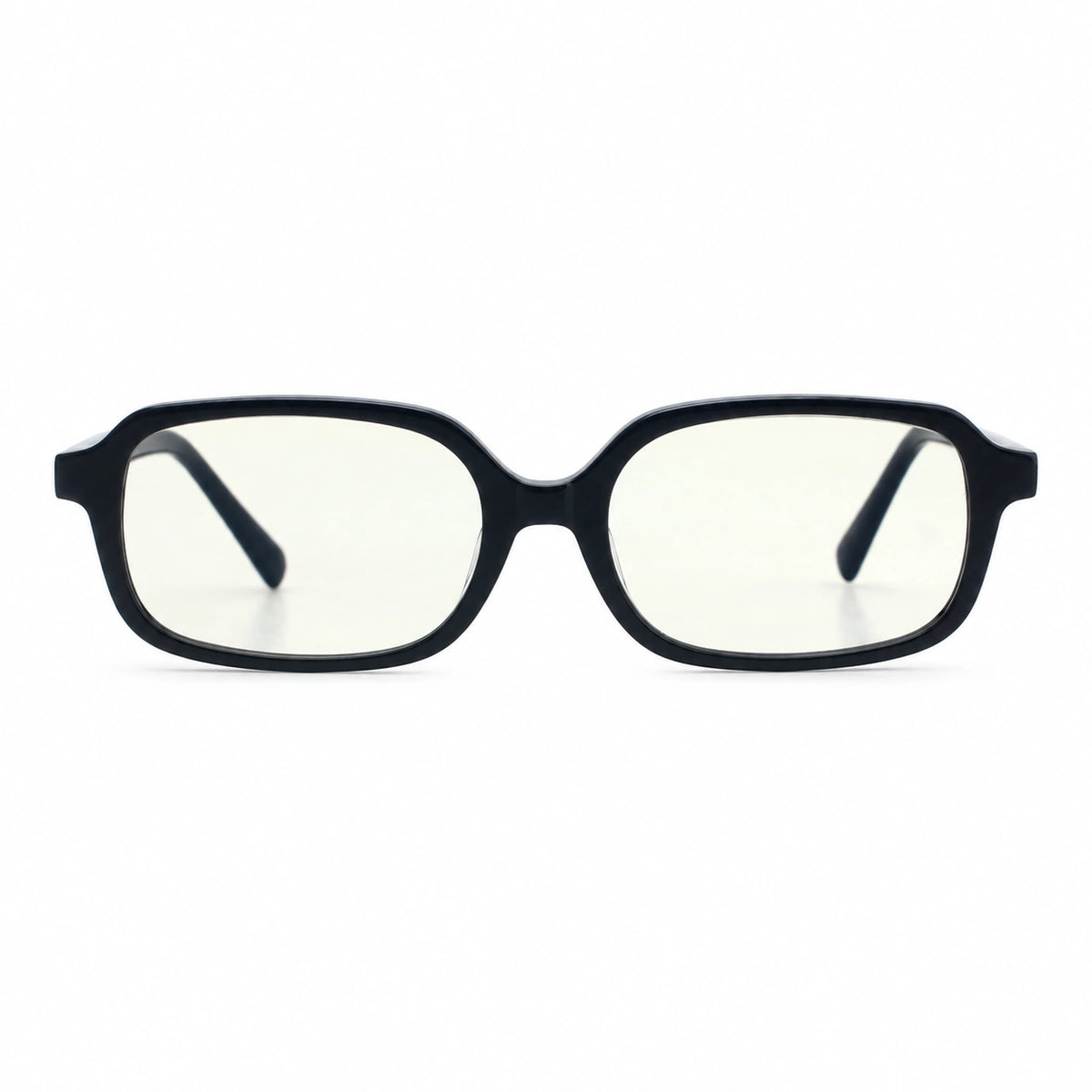 Bolsena rectangular black eyeglasses