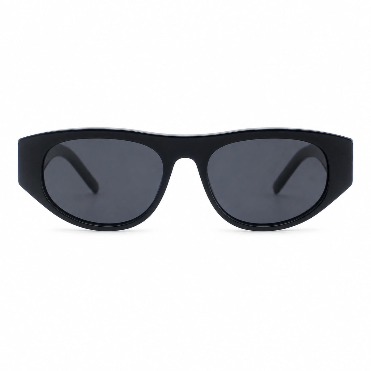 Como oval black sunglasses