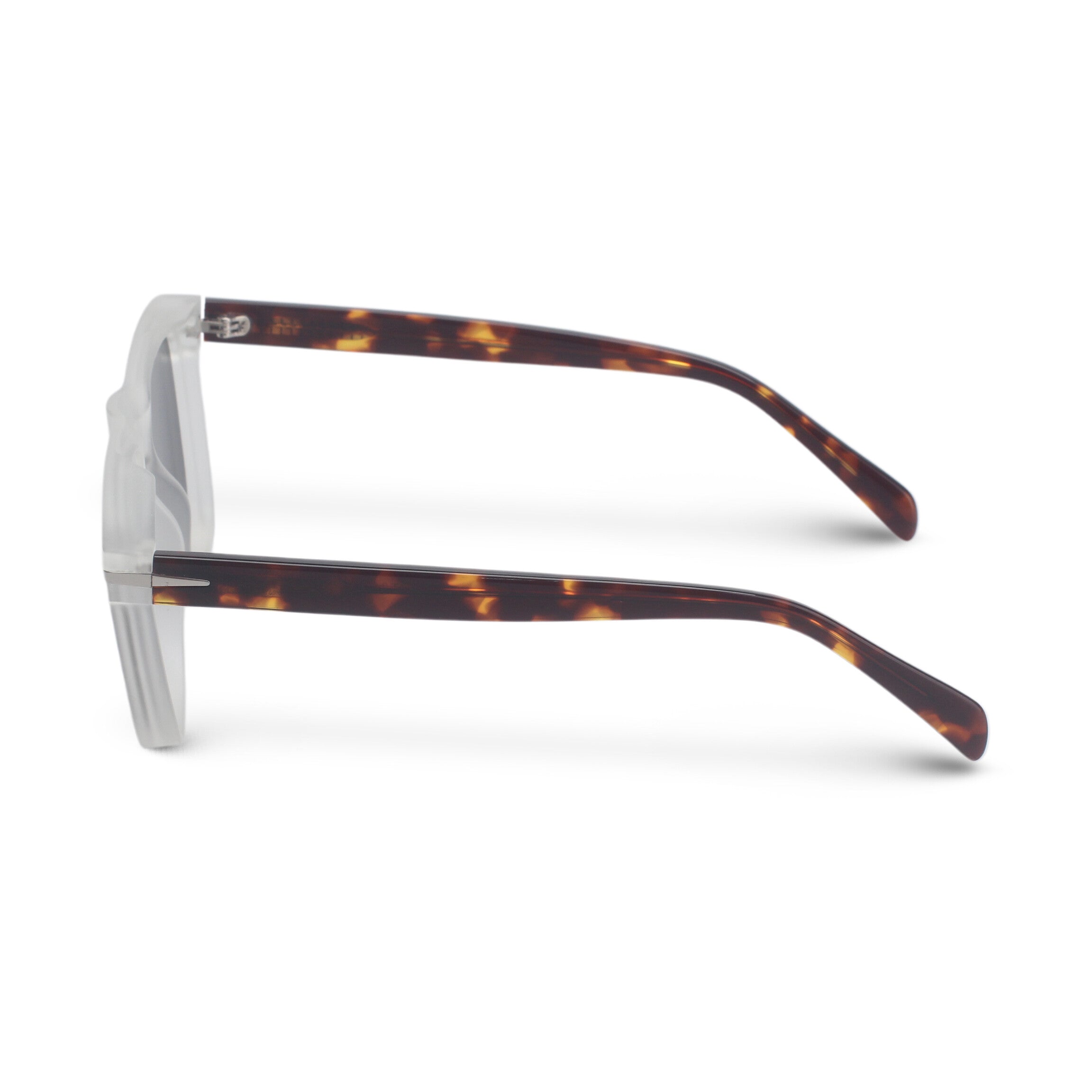Classical square white and tortoise sunglasses