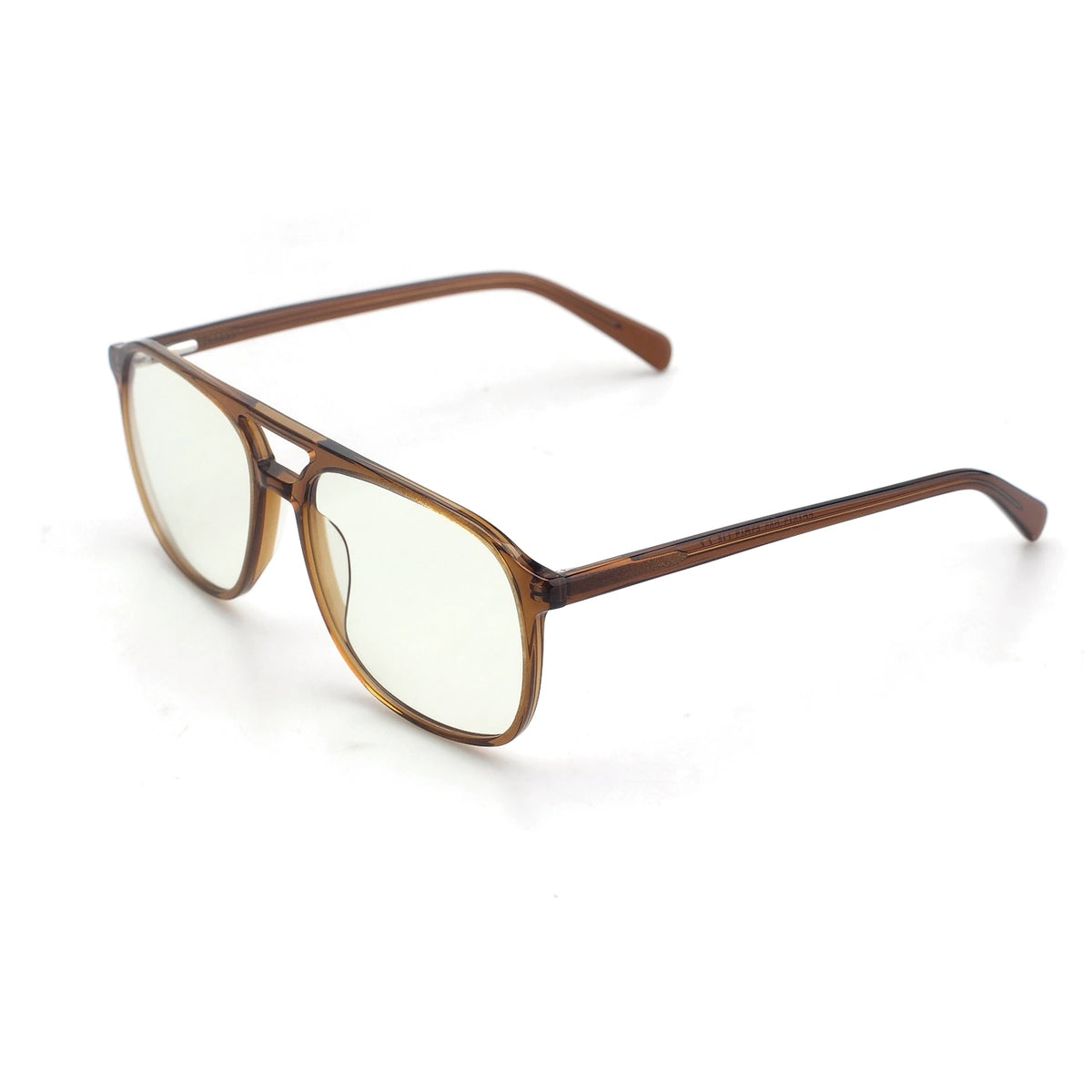 Gavi pilot brown eyeglasses