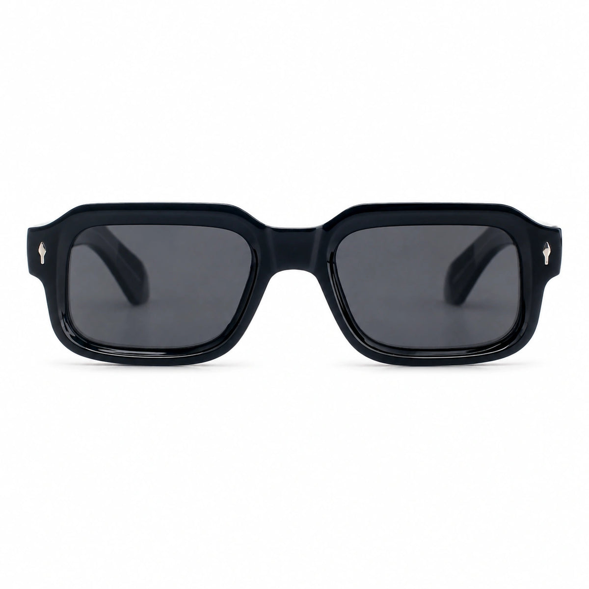 Grado rectangular black sunglasses