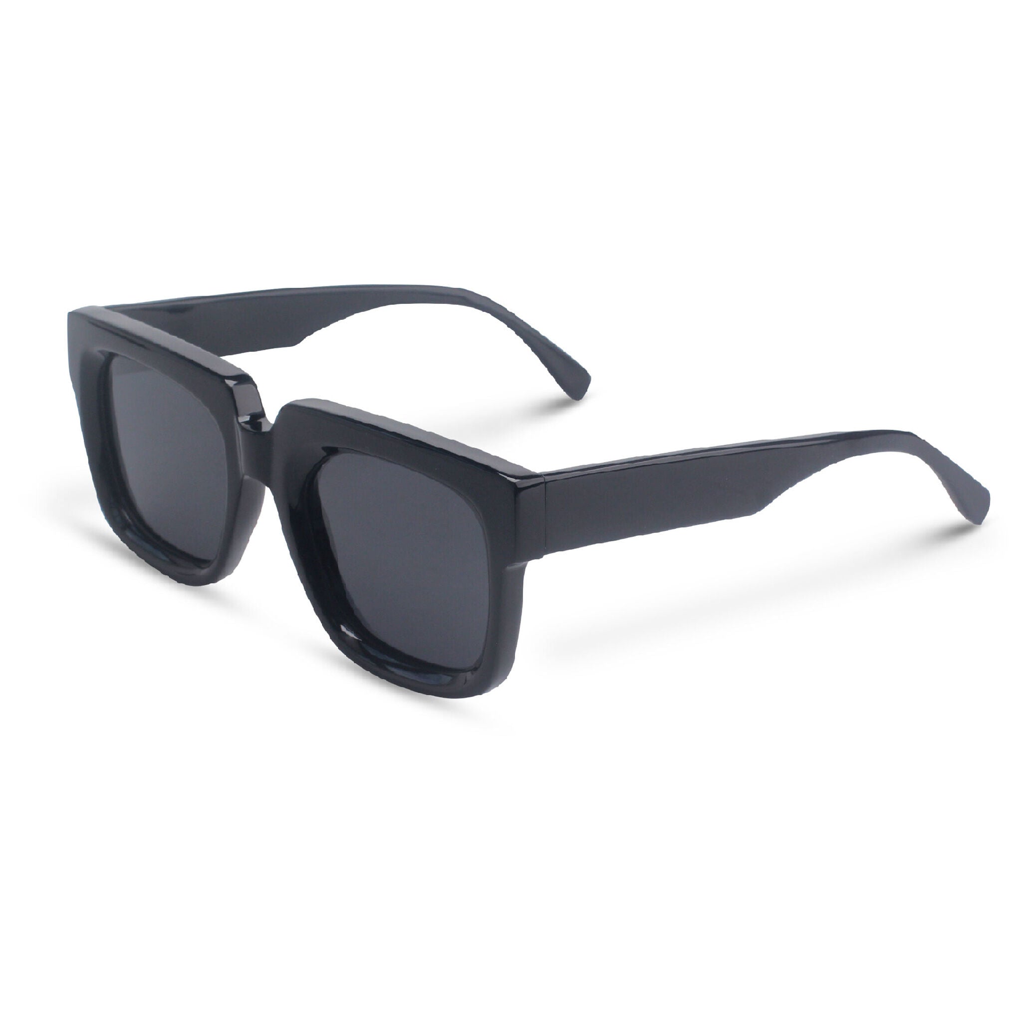 Oversized square black sunglasses