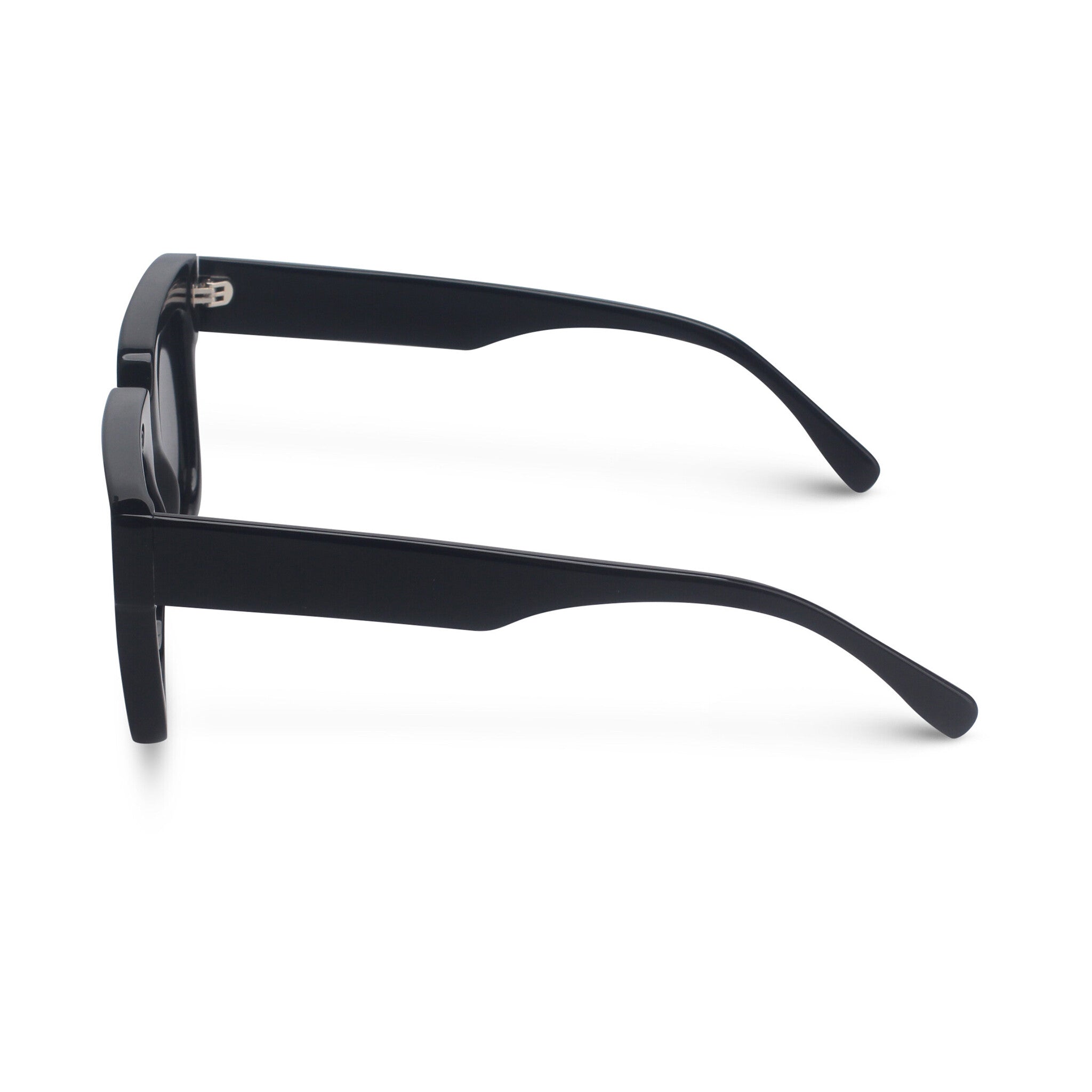 Oversized square black sunglasses