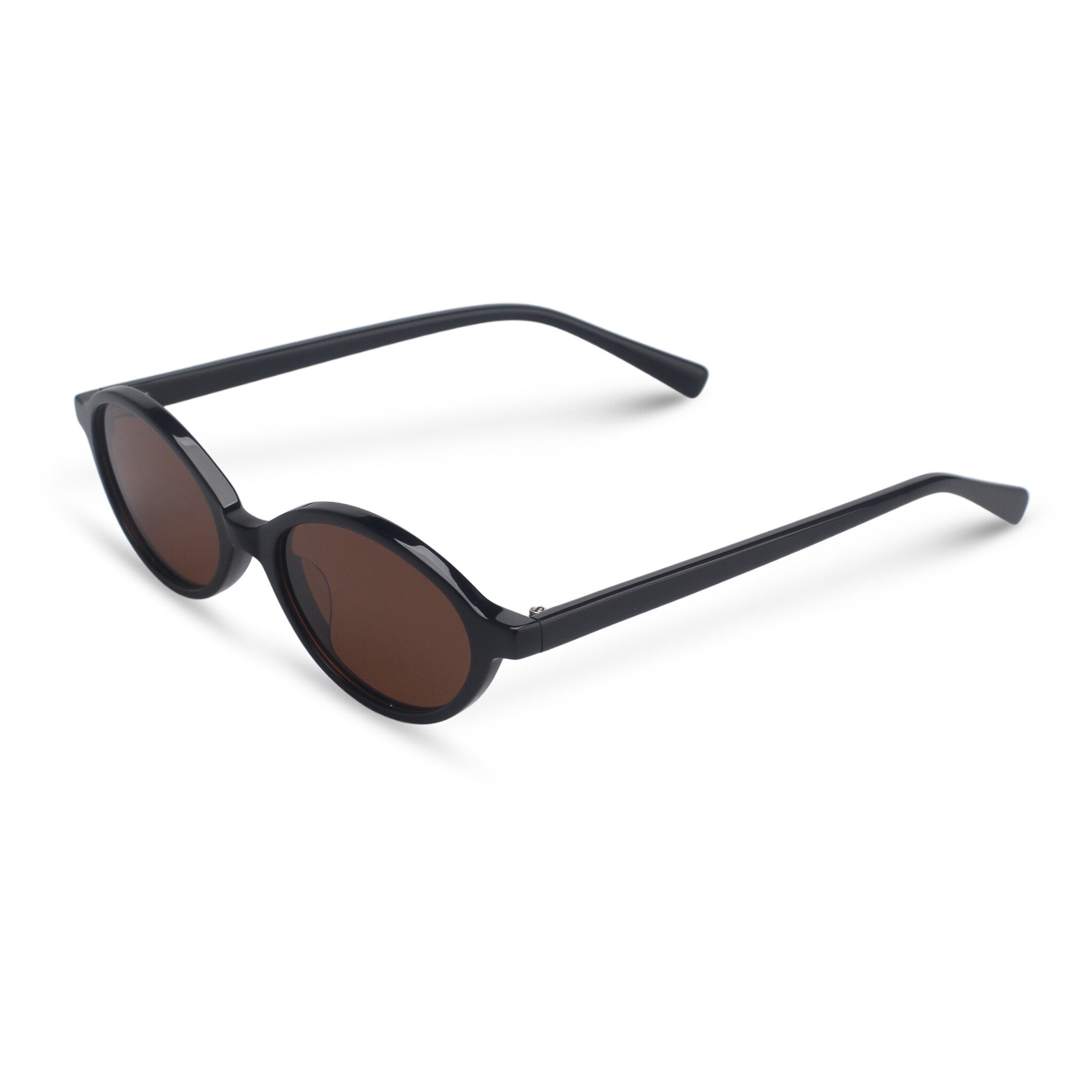 Oval black sunglasses