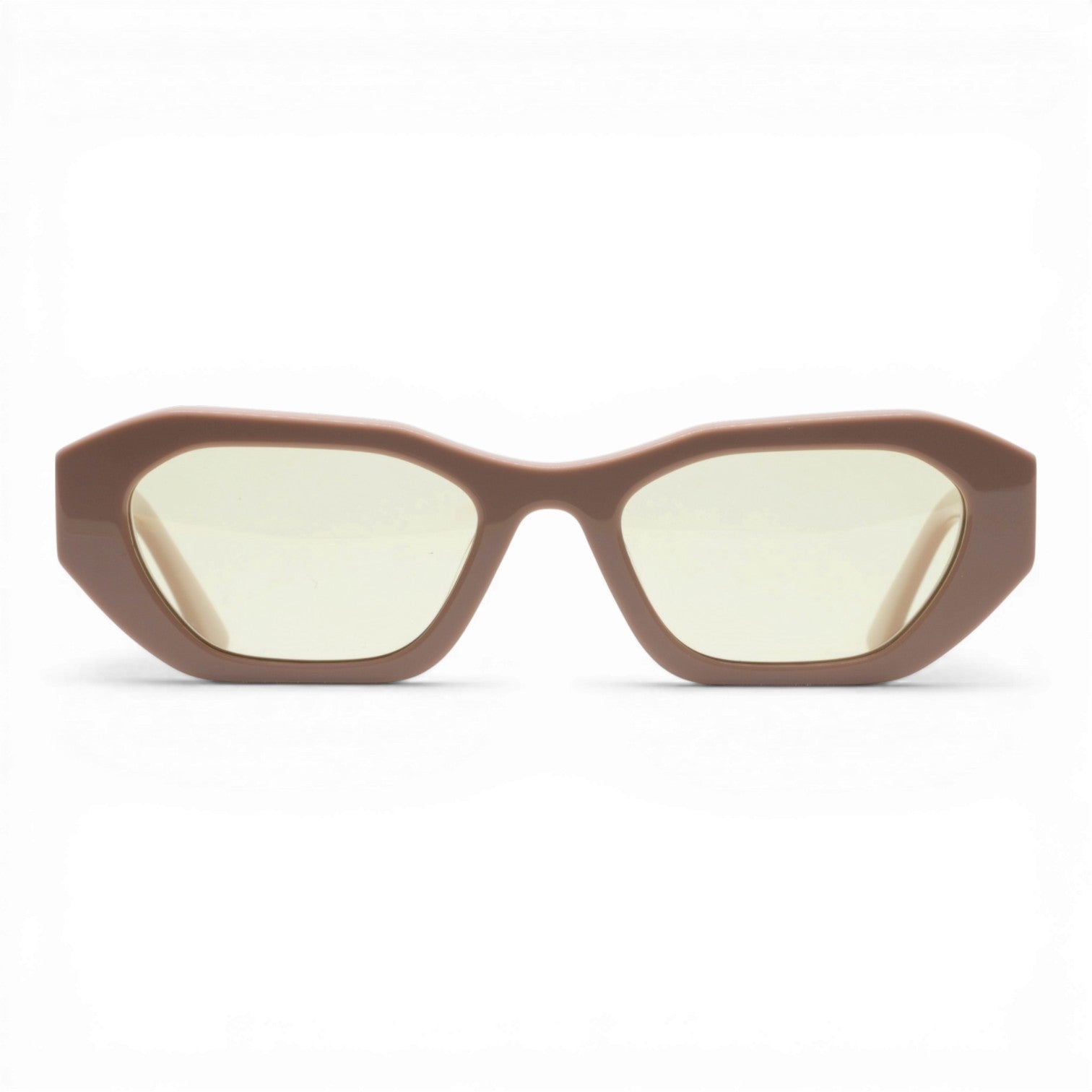 pink oval sunglasses