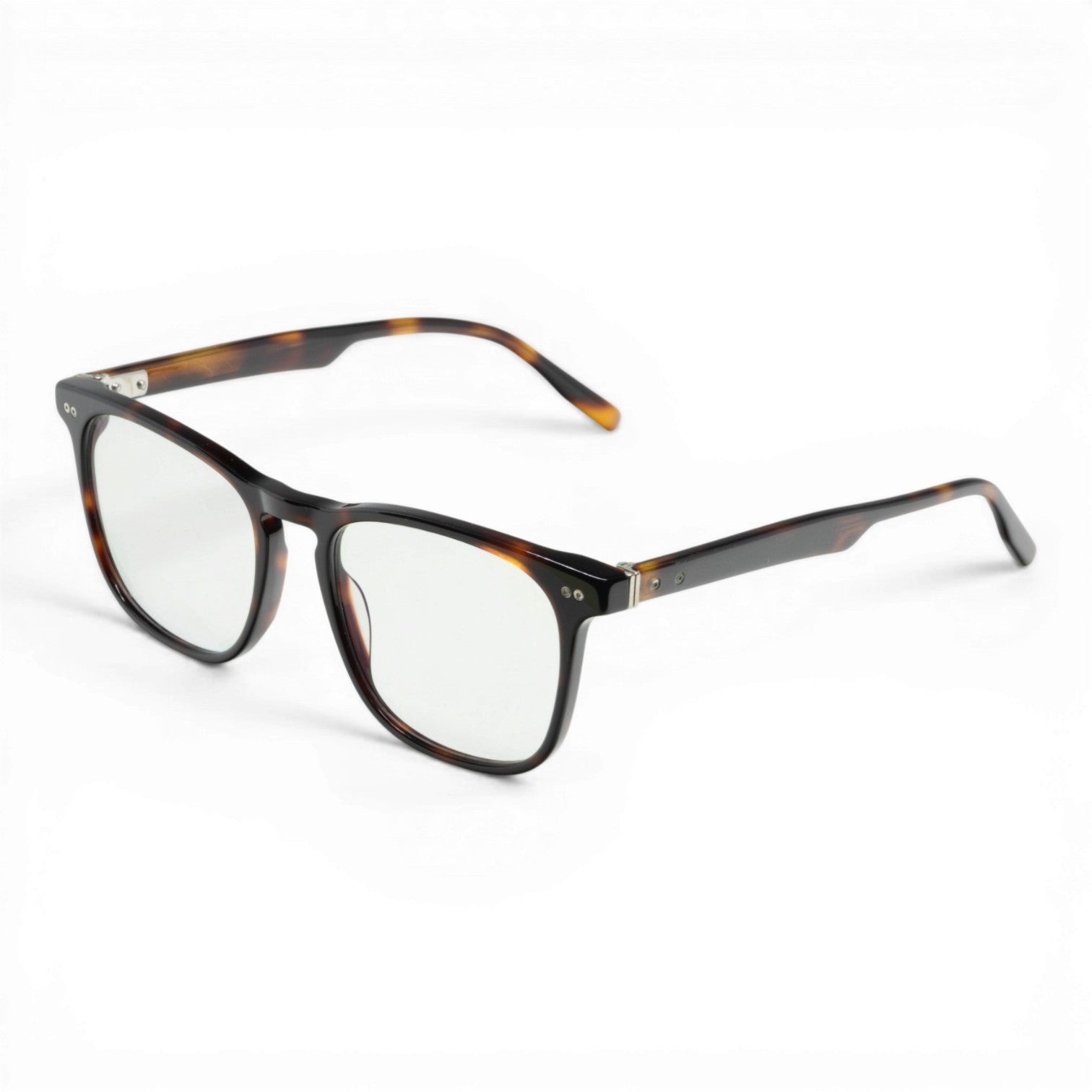 tortoise square glasses