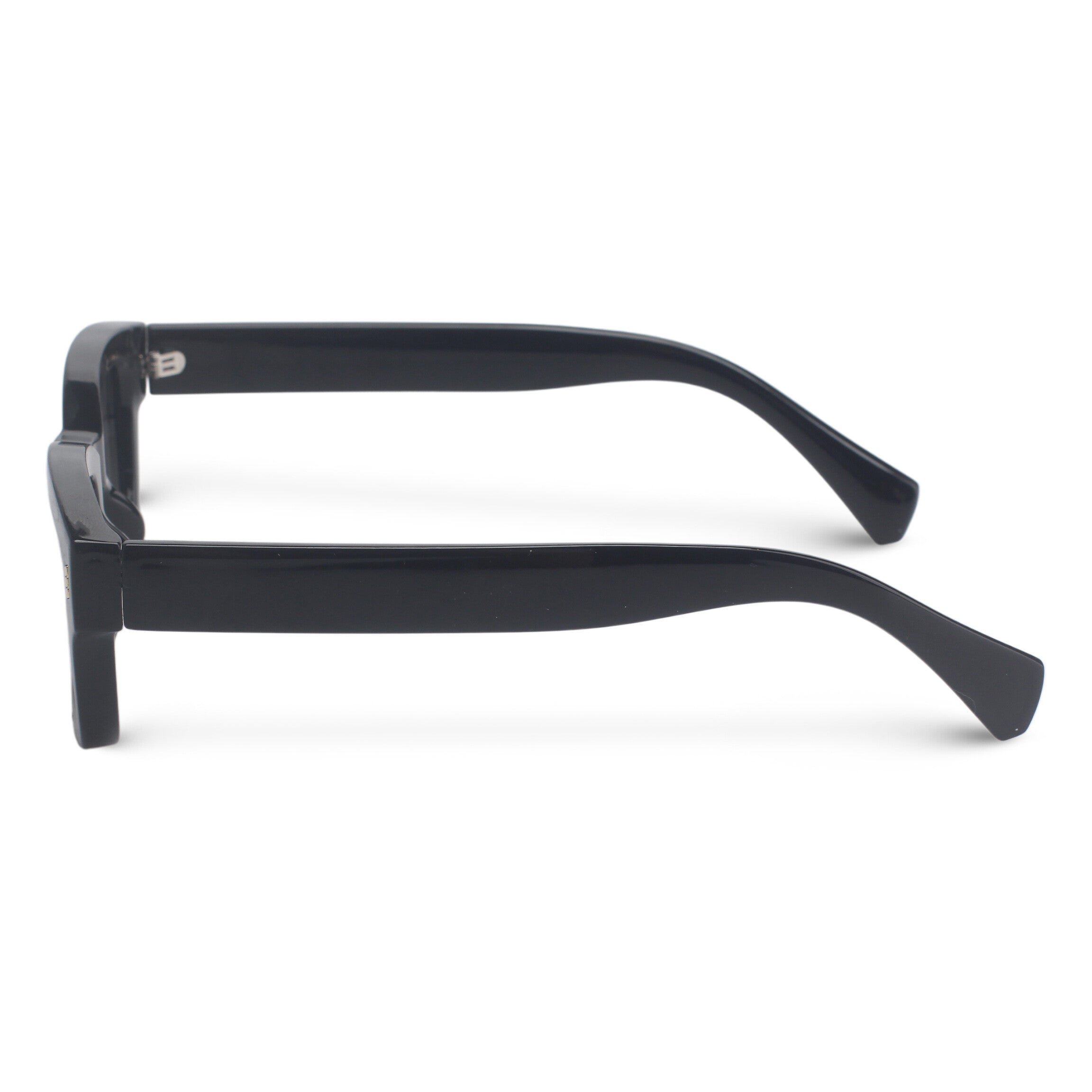 Rectangular black sunglasses