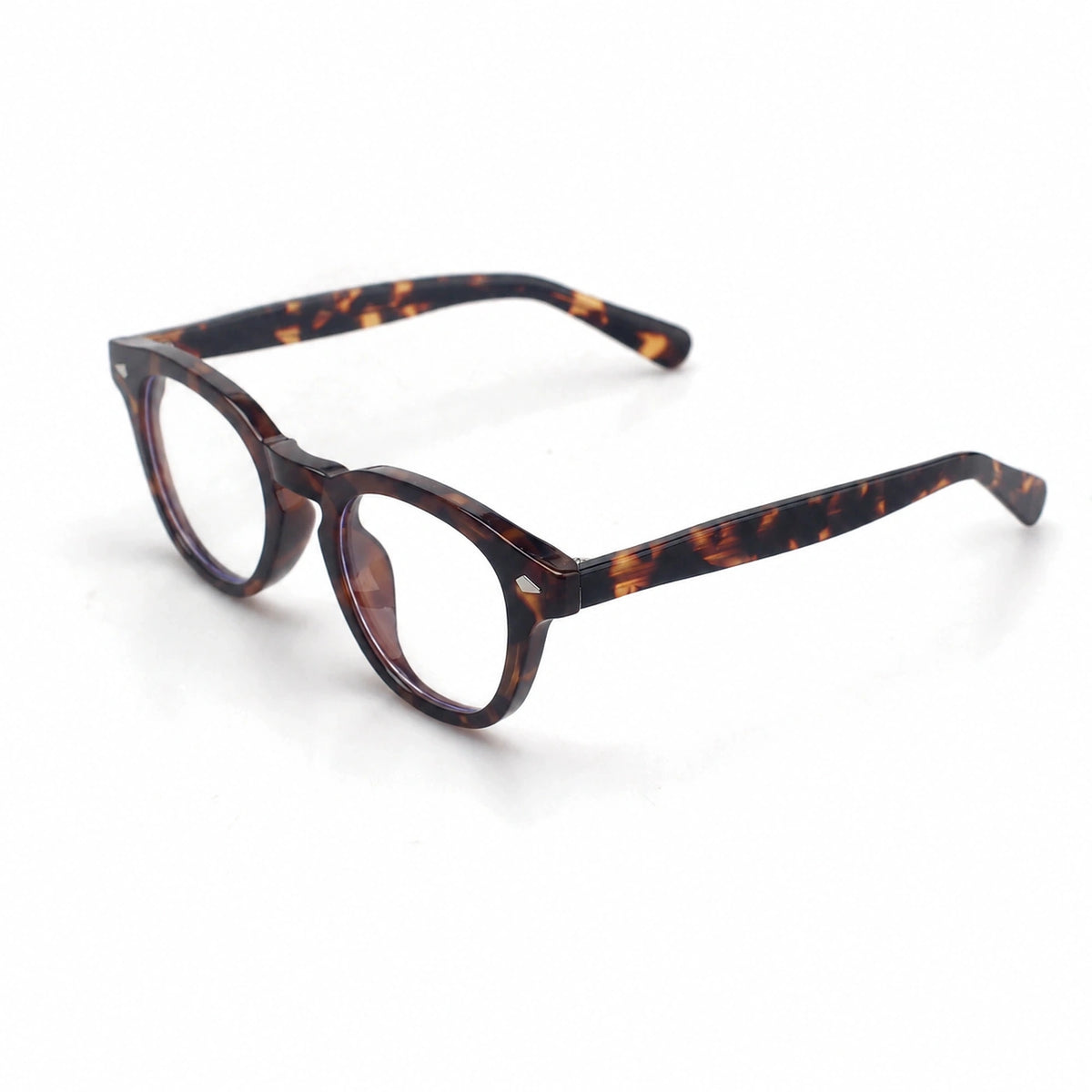 Alassio round tortoise eyeglasses