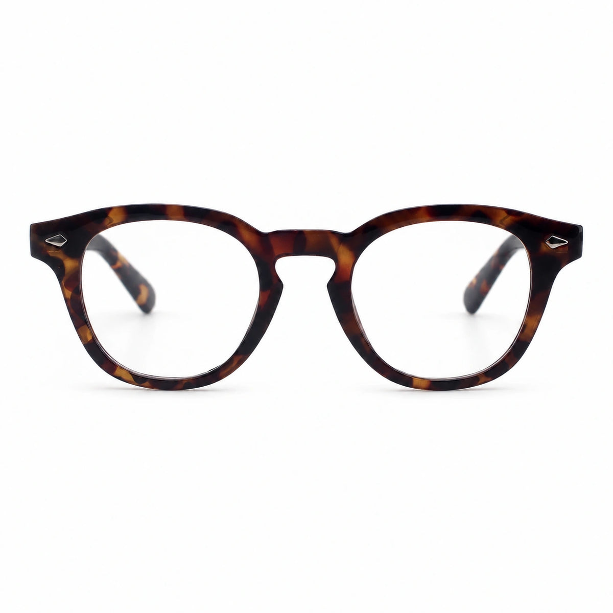 Alassio round tortoise eyeglasses