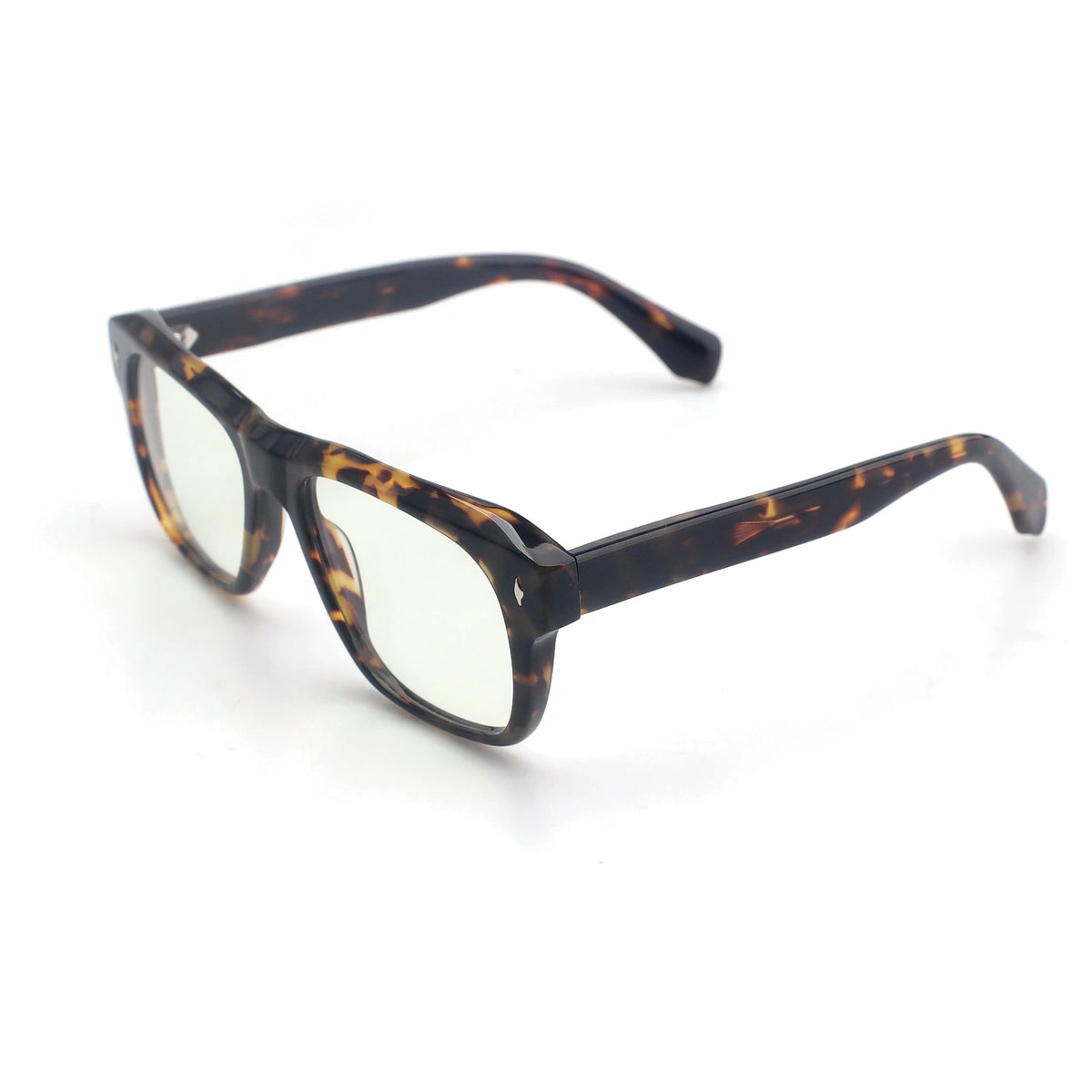 Amalfi square tortoise eyeglasses