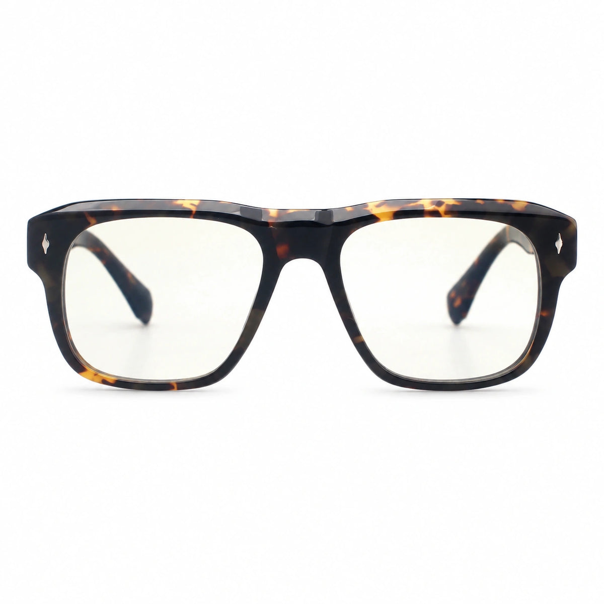 Amalfi square tortoise eyeglasses