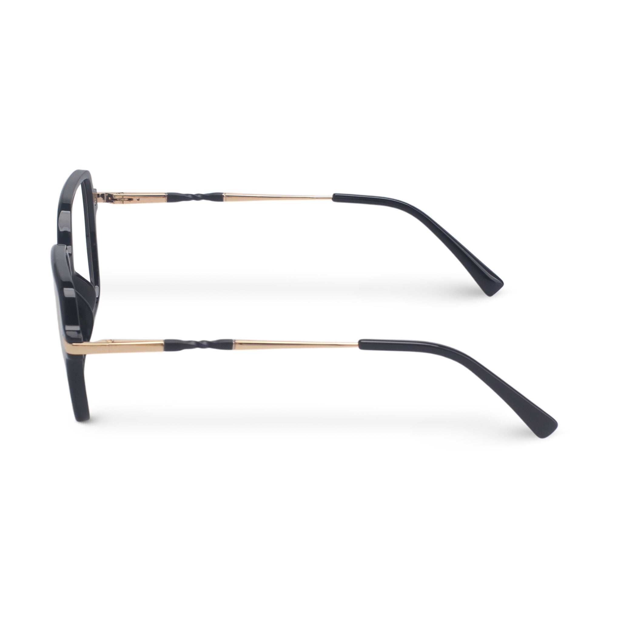 Geometric women black eyeglasses