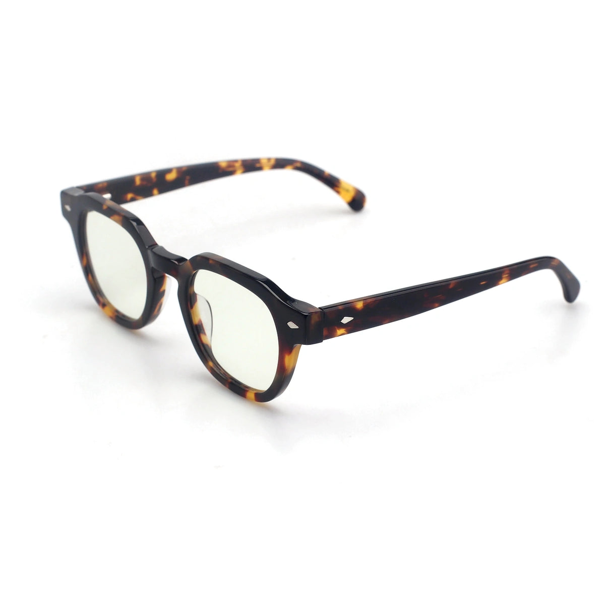 Bergamo round tortoise eyeglasses