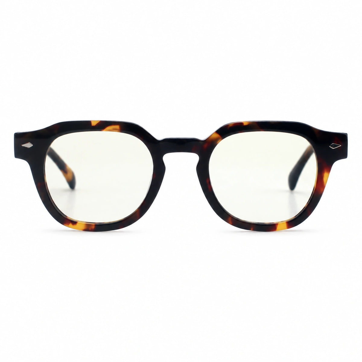 Bergamo round tortoise eyeglasses