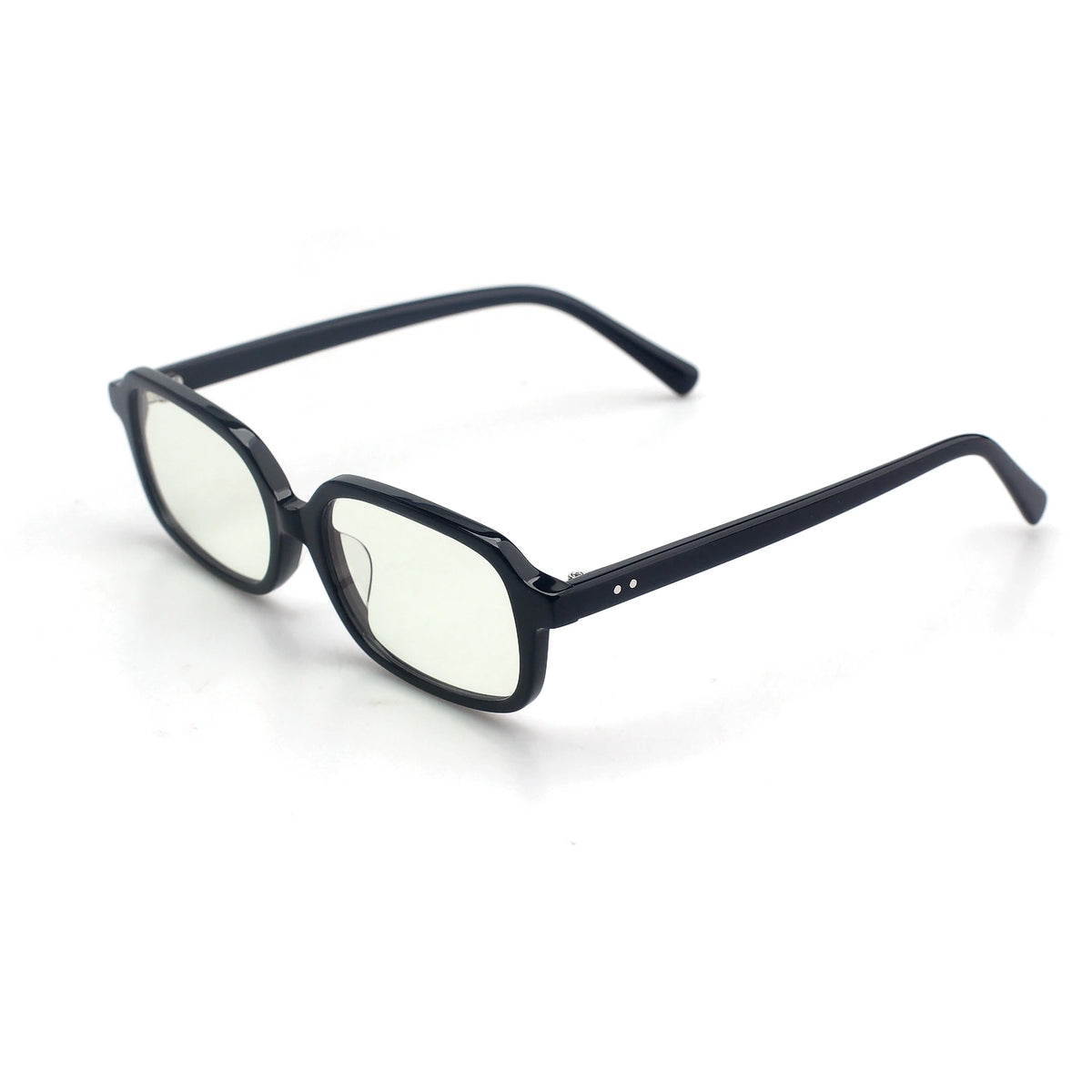 Bolsena rectangular black eyeglasses