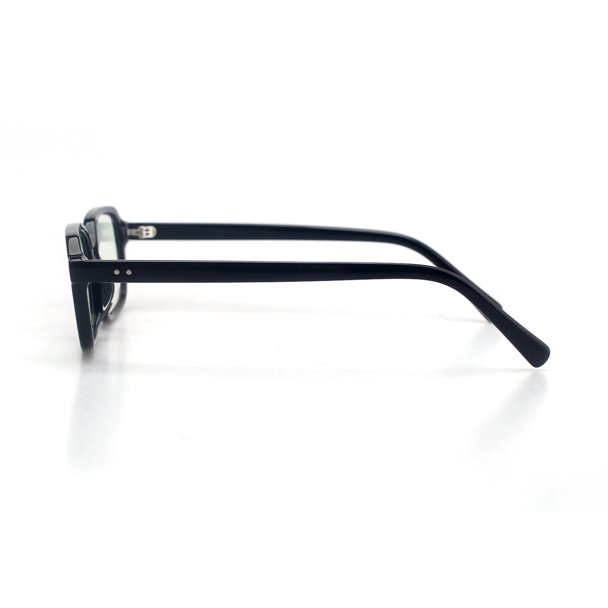 Bolsena rectangular black eyeglasses