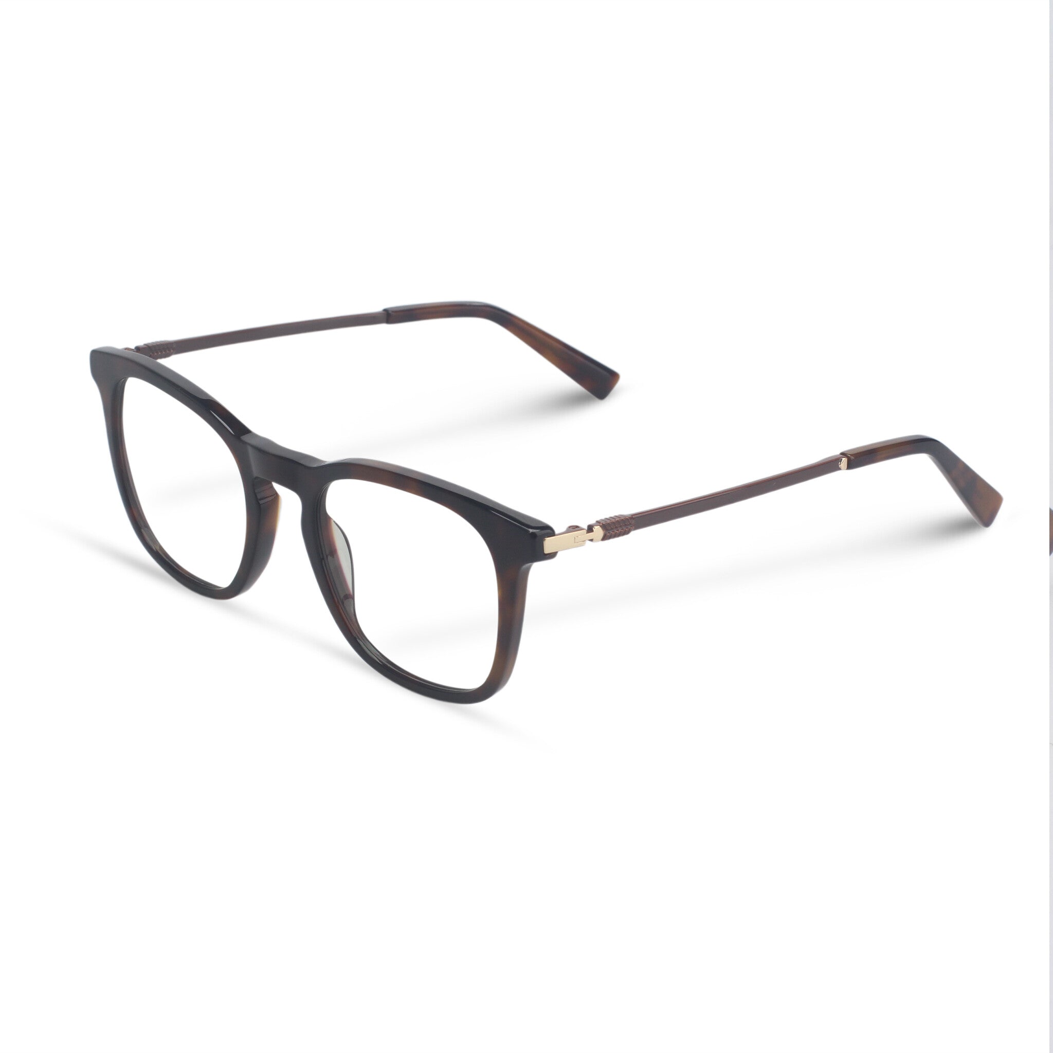 Classic square tortoise eyeglasses