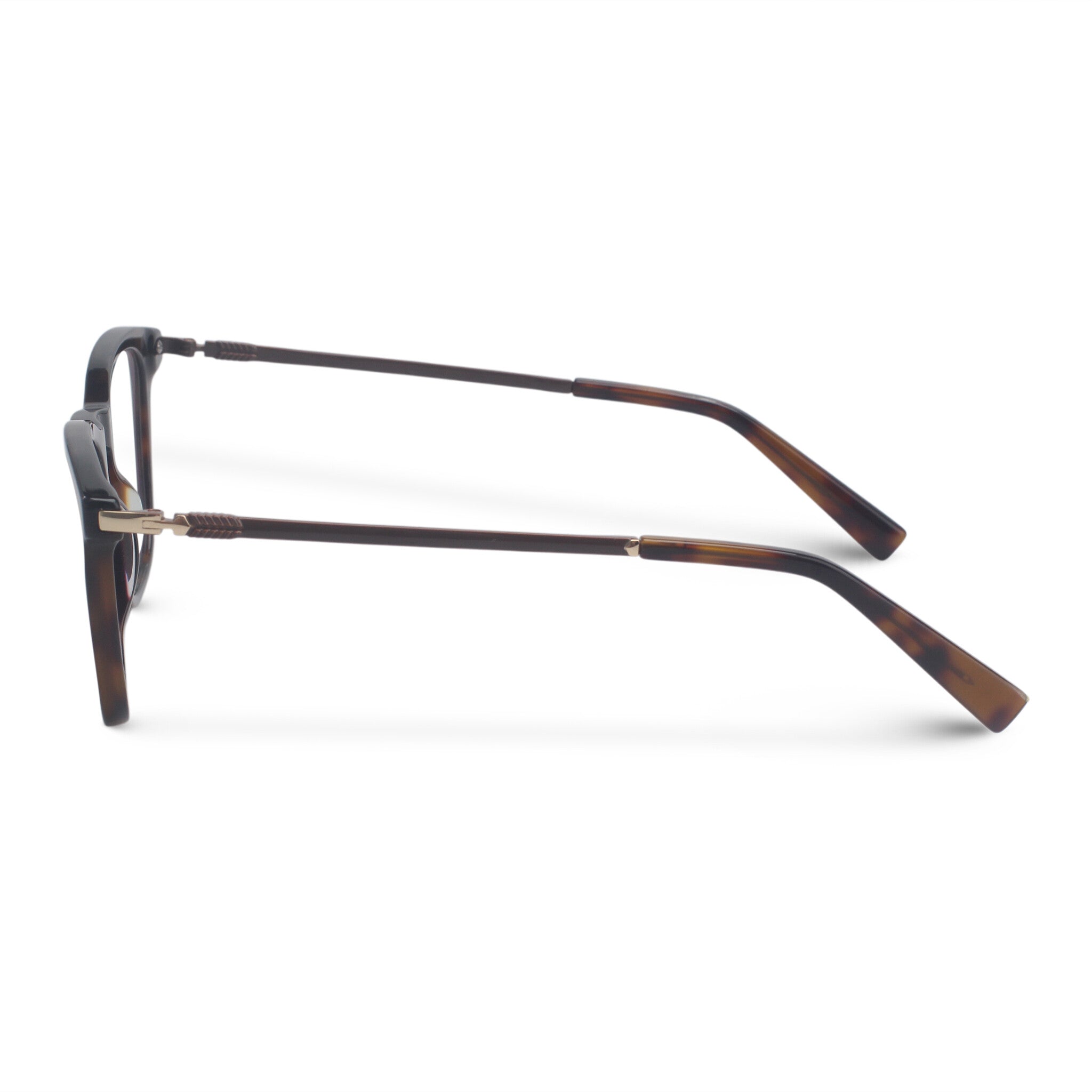 Classic square tortoise eyeglasses
