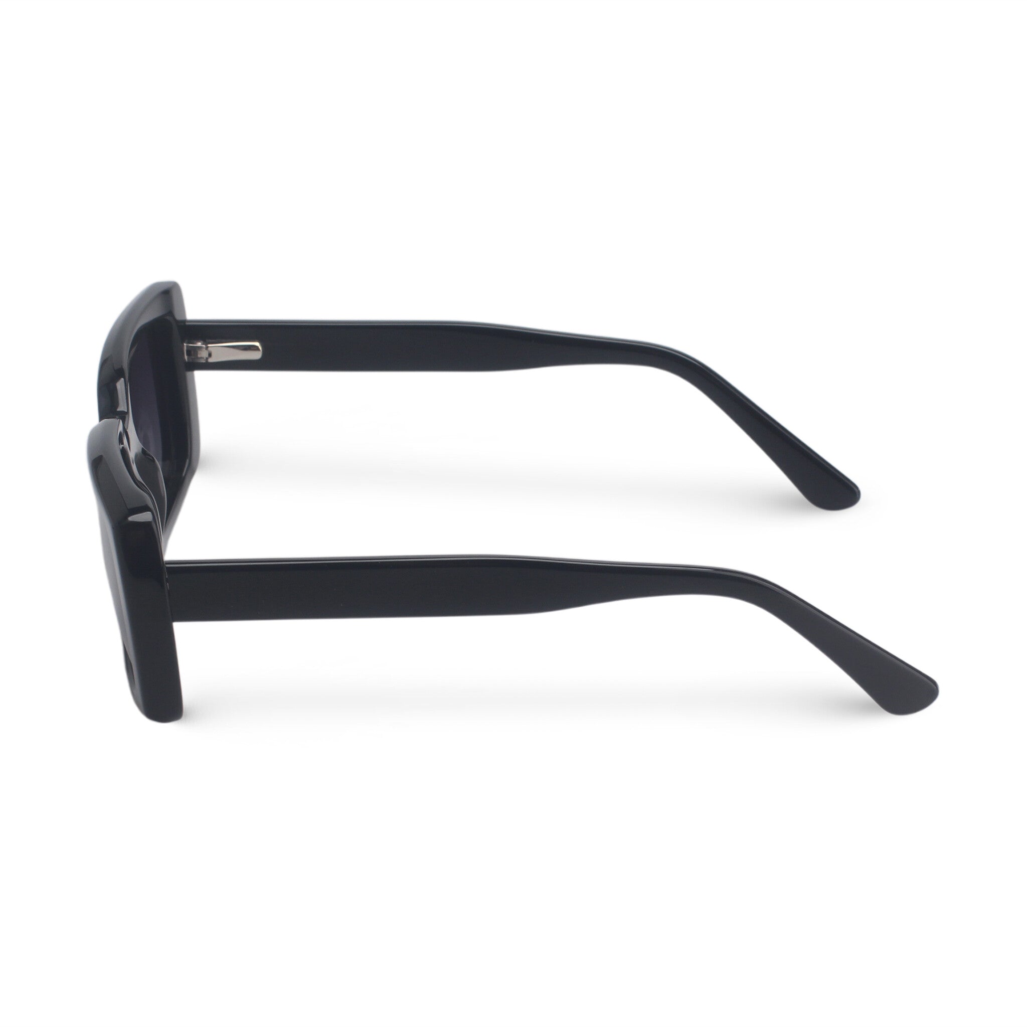 Stylish rectangle black sunglasses