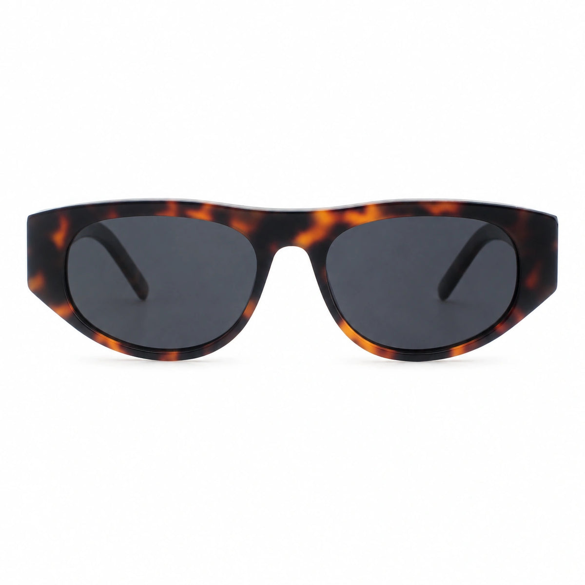 Como oval tortoise sunglasses