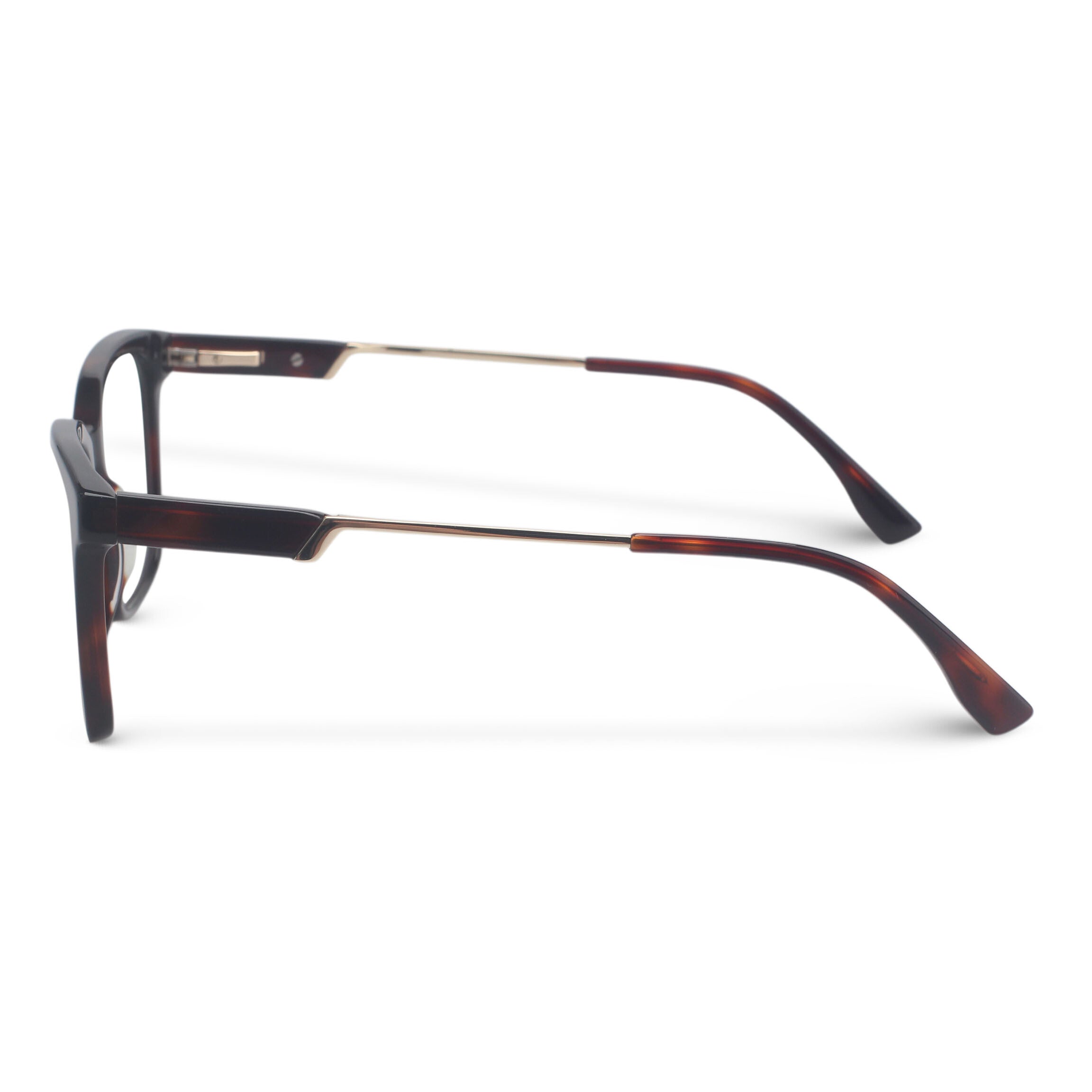 Classic square tortoise eyeglasses