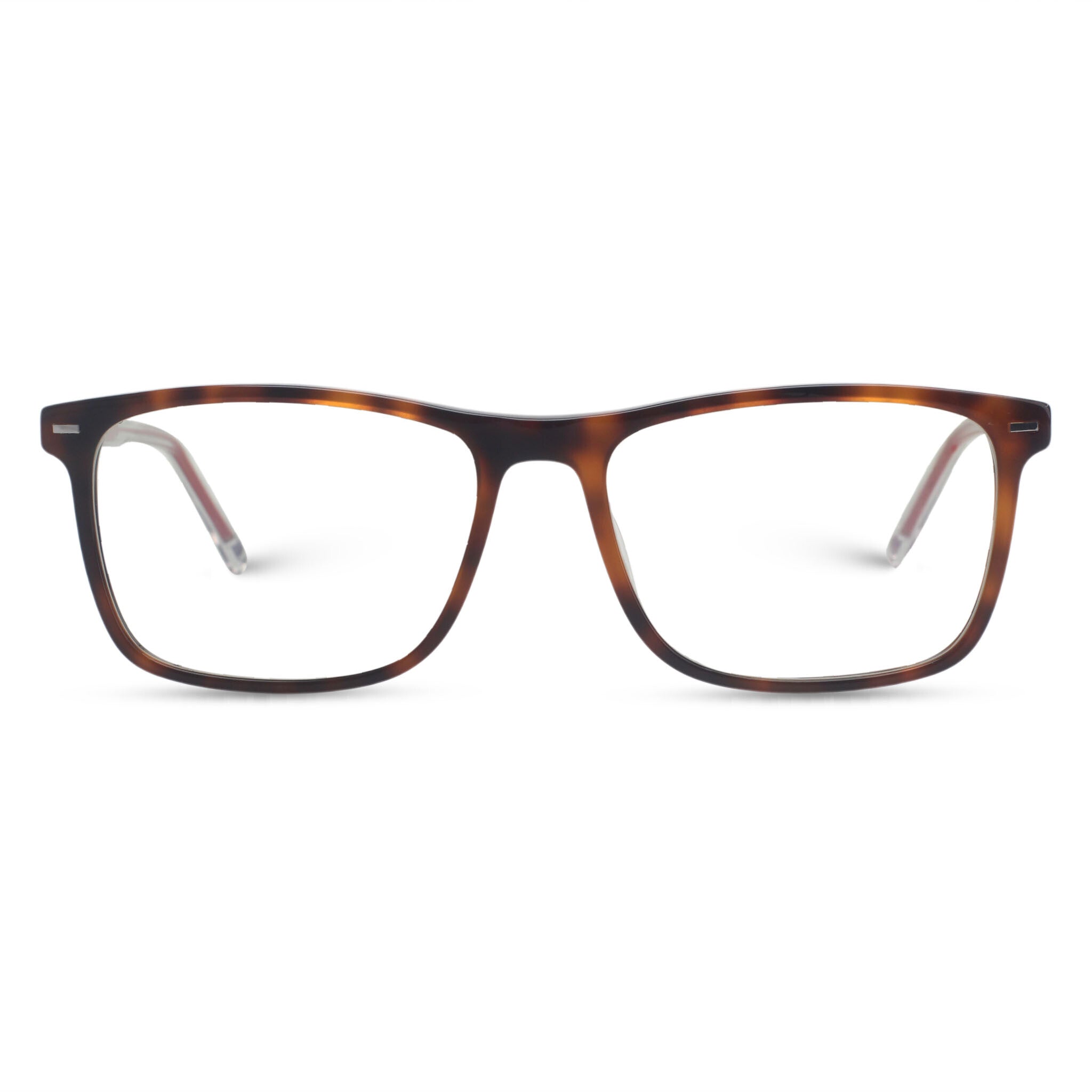 Classical rectangle tortoise eyeglasses