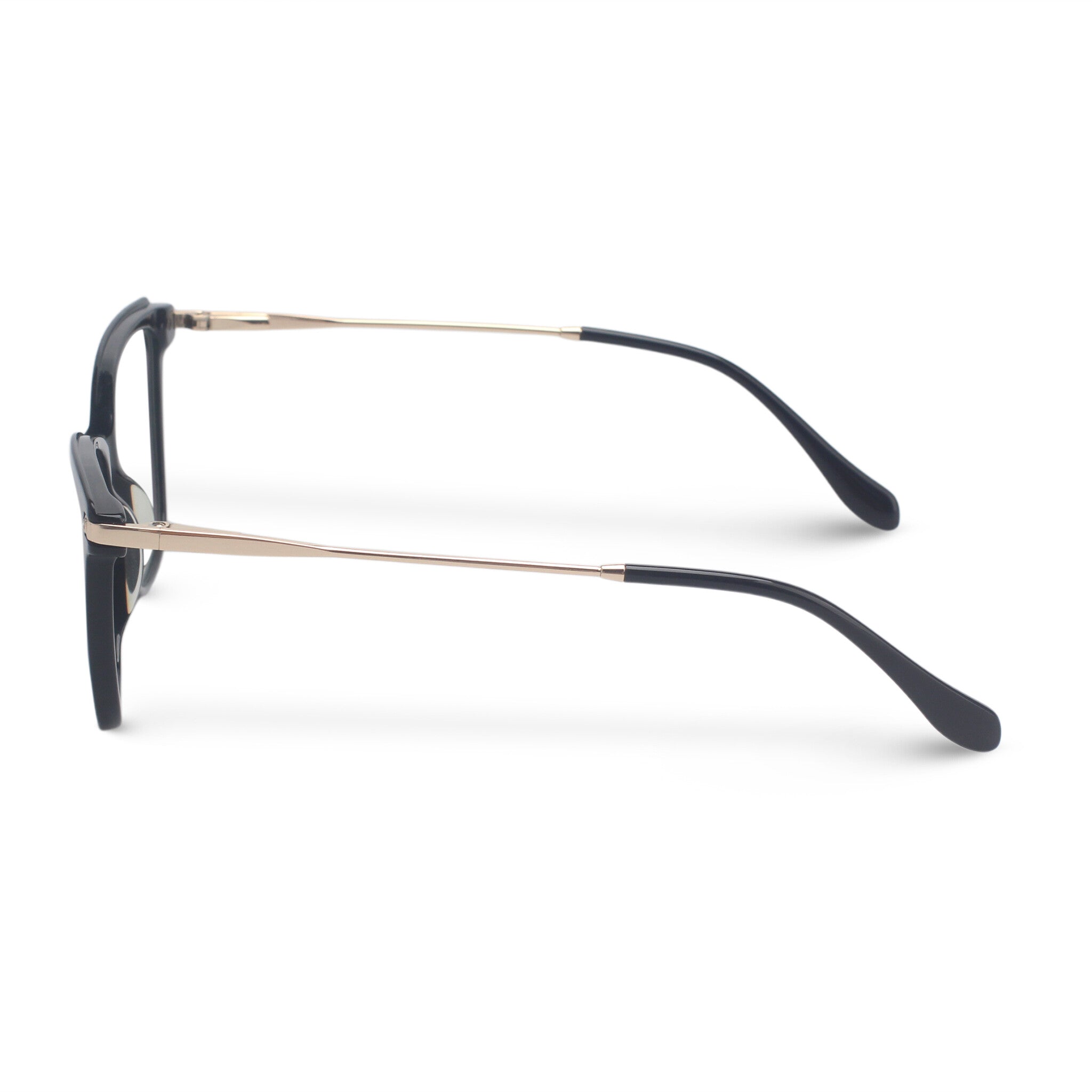 Cat-eye black eyeglasses