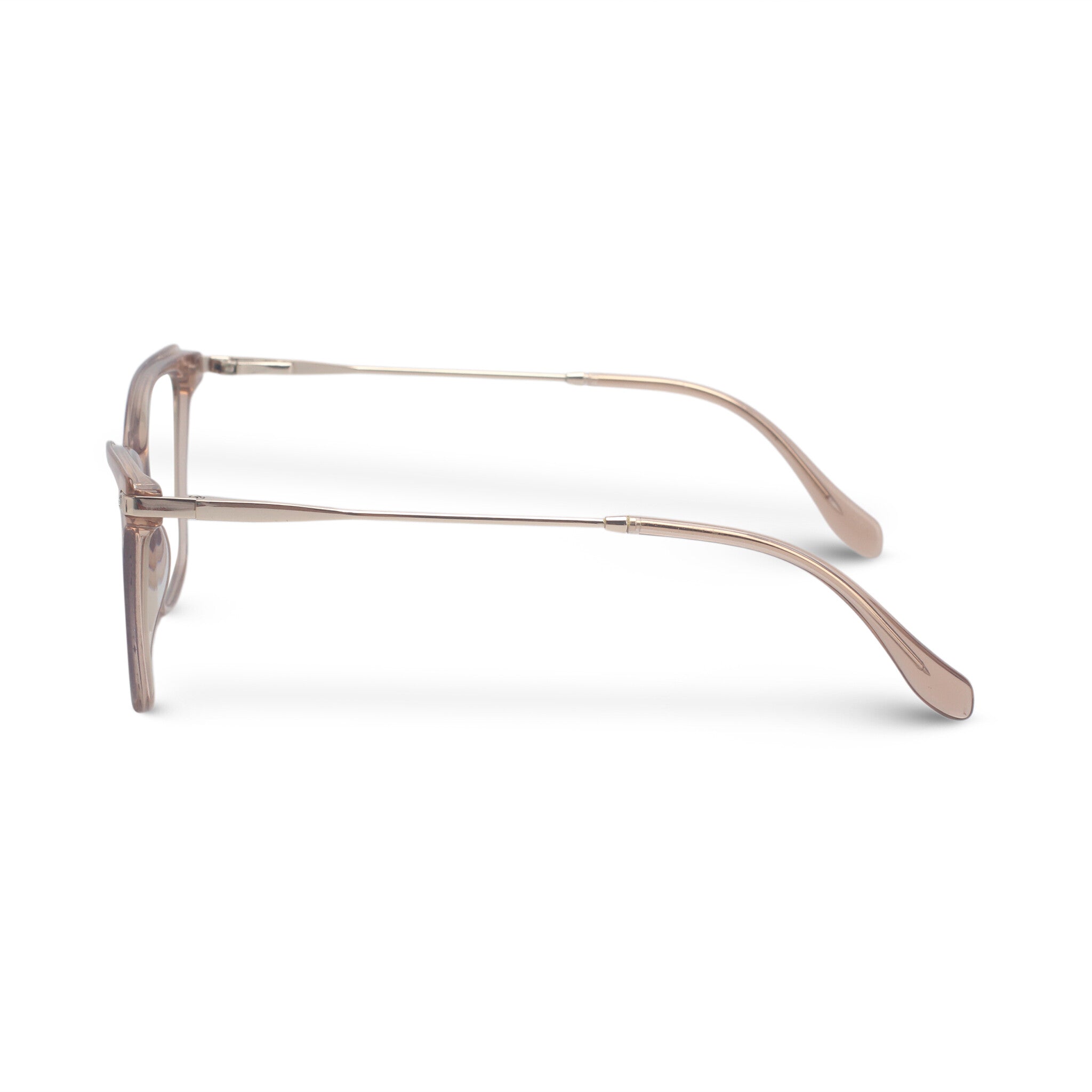 Cat-eye pink eyeglasses