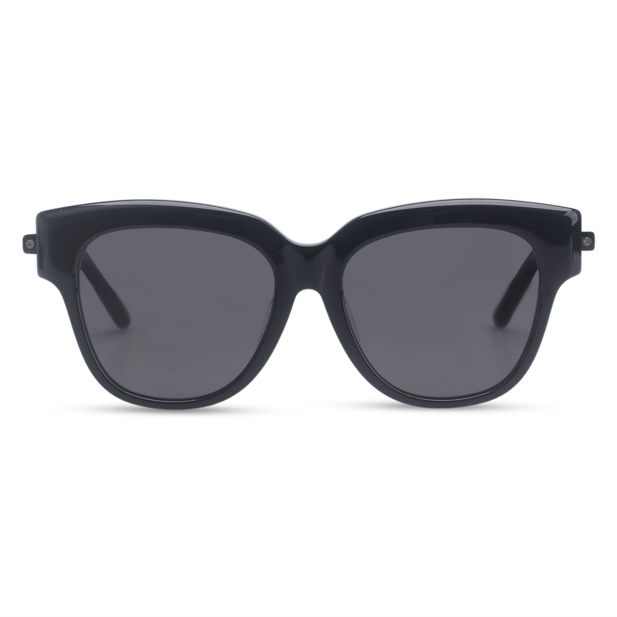 Cat-eye black bold sunglasses