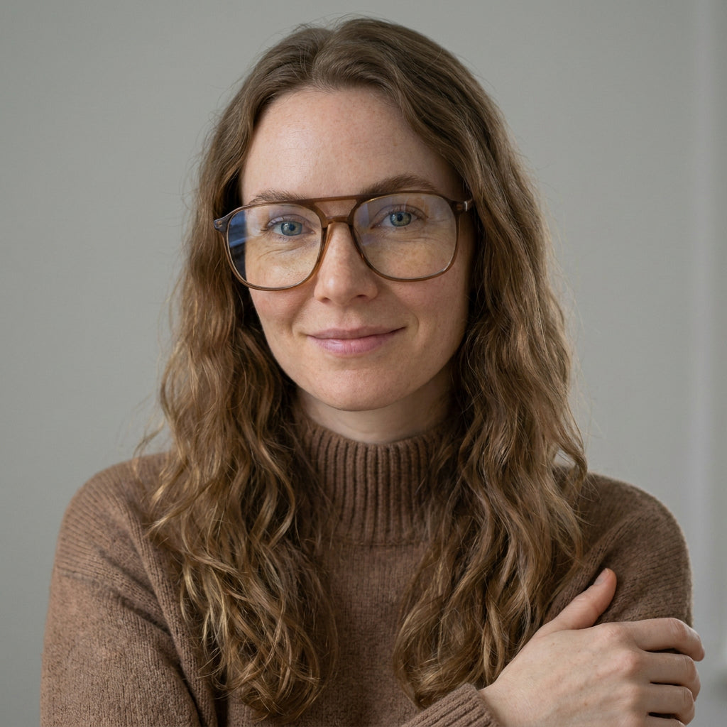 Gavi pilot brown eyeglasses