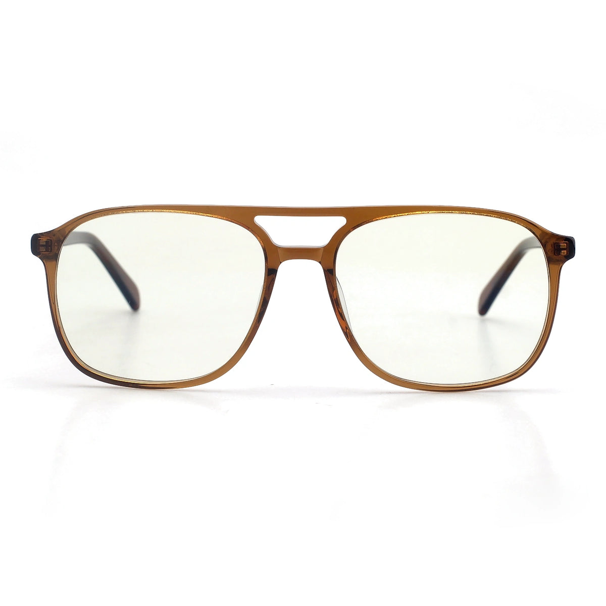 Gavi pilot brown eyeglasses