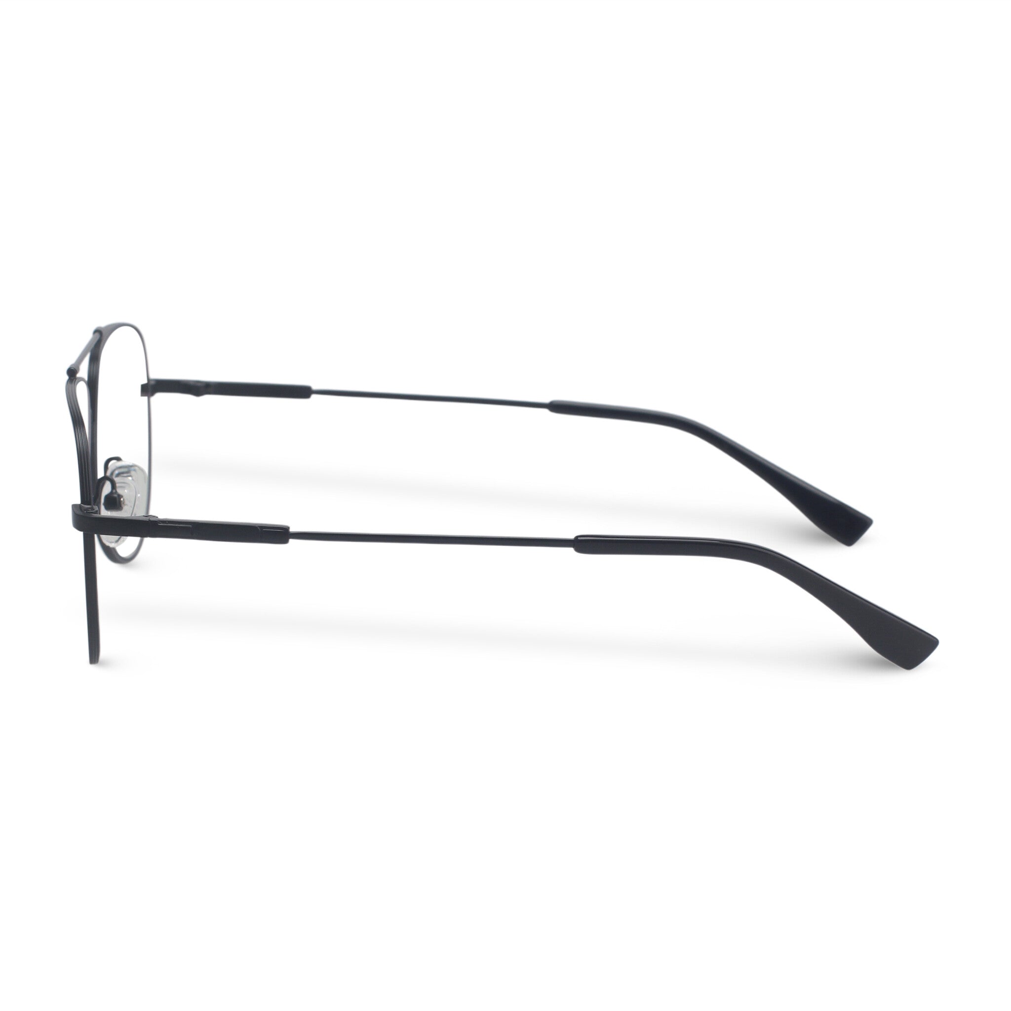 Classic aviator black eyeglasses