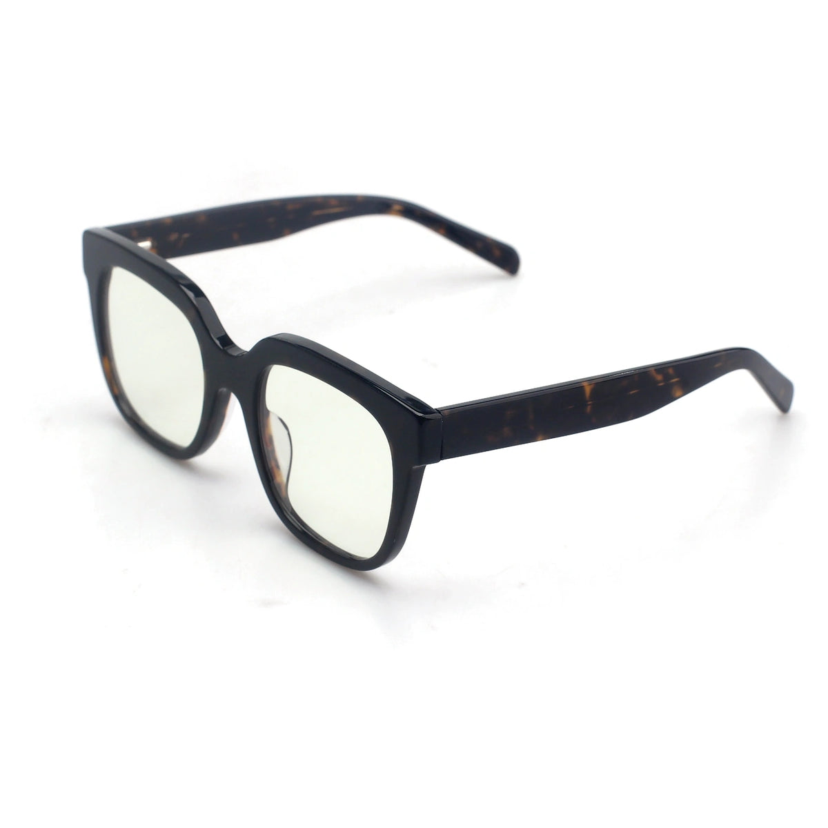 Montefalco square tortoise eyeglasses