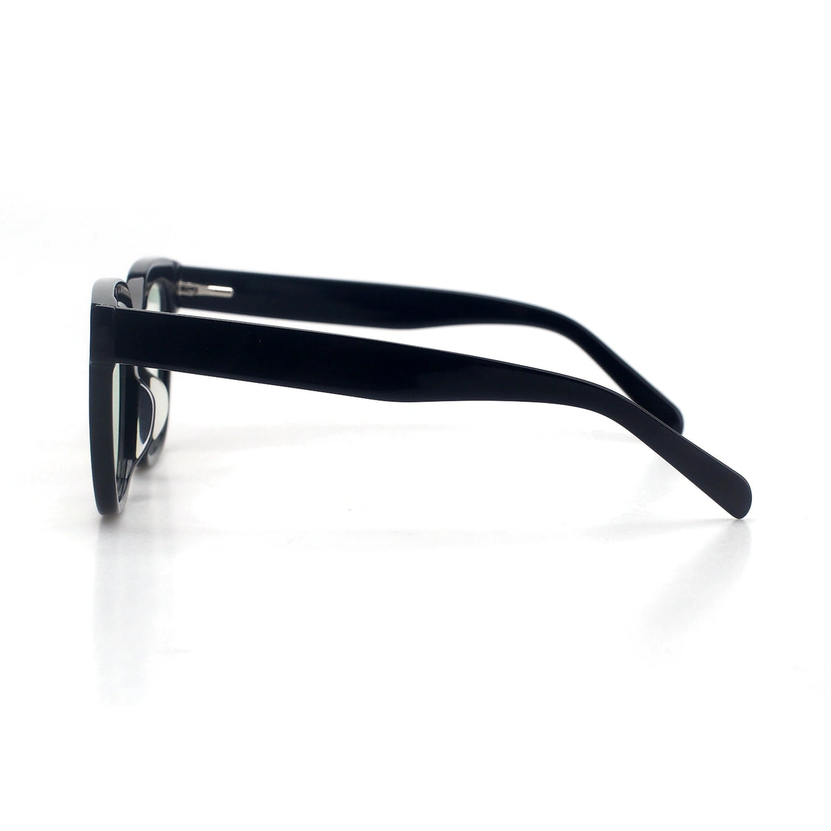 Montefalco square black eyeglasses