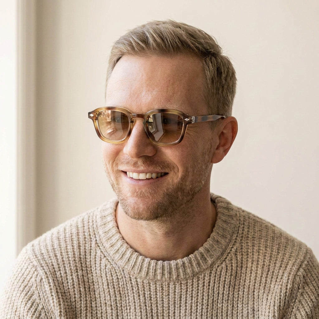Norcia square tortoise sunglasses