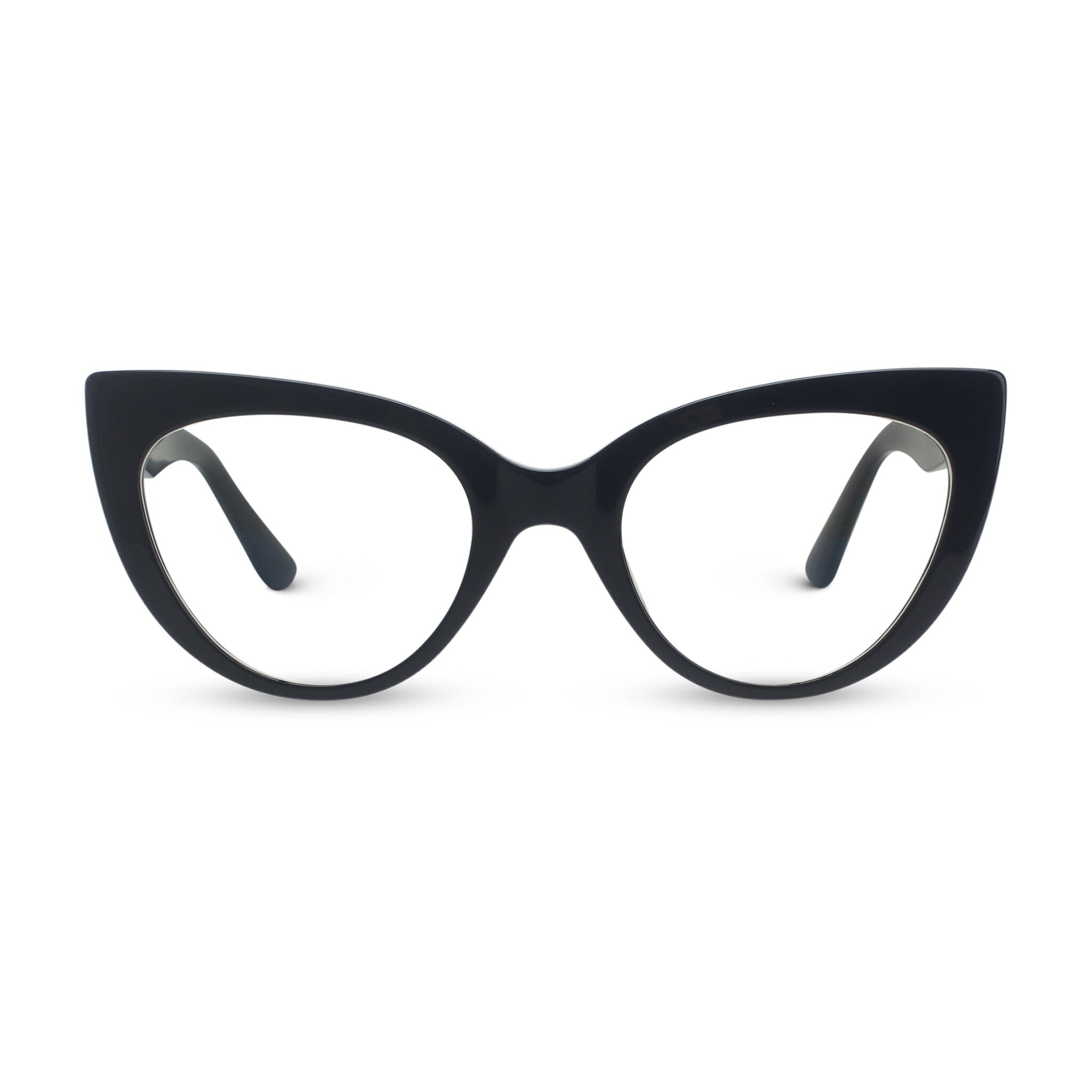 Women cat-eye black eyeglasses