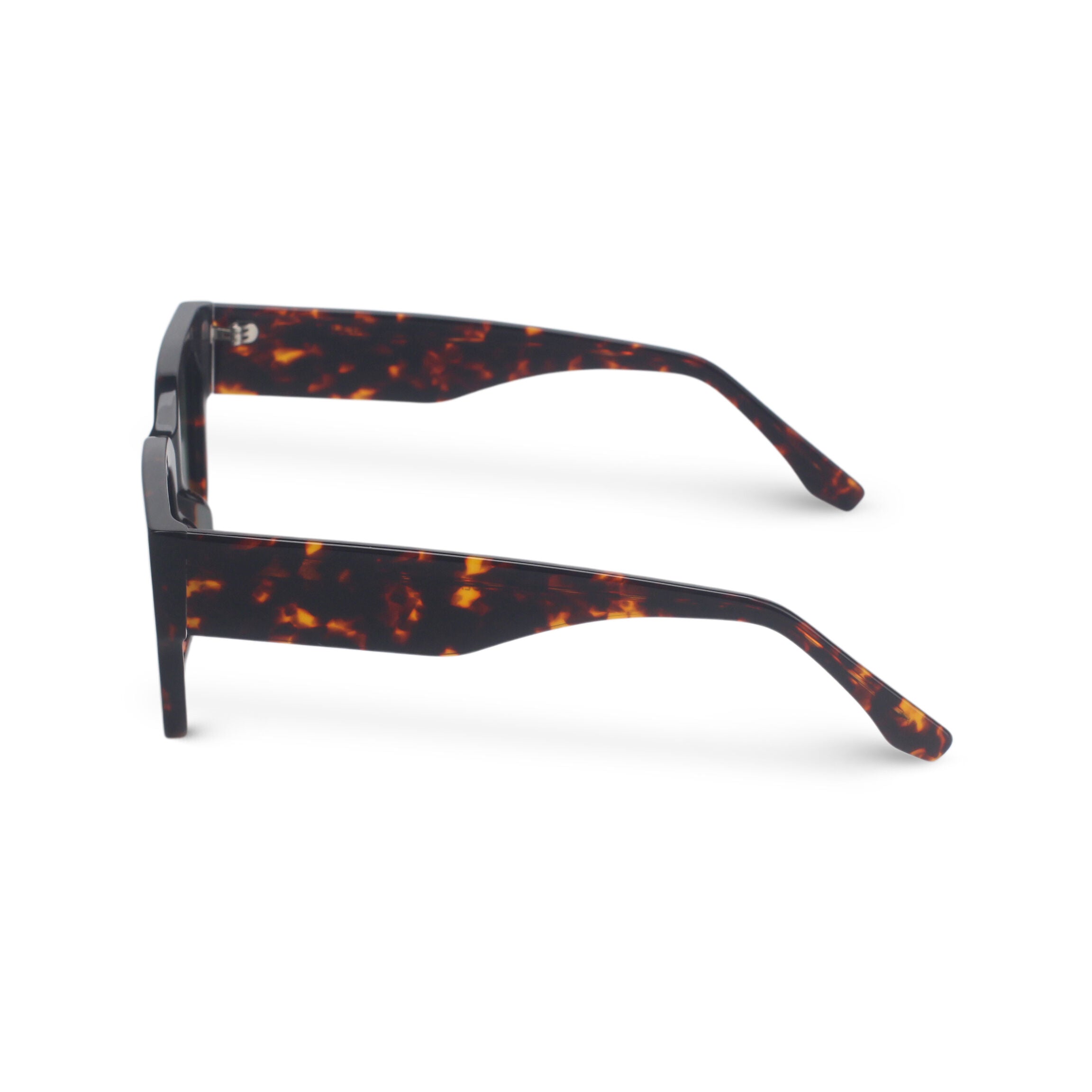 Bold rectangle tortoise sunglasses