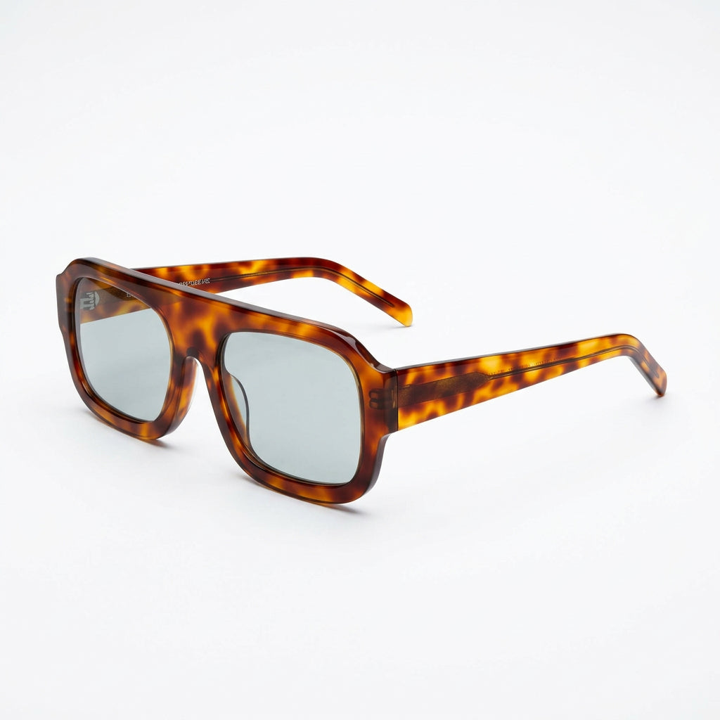 Aviator orange tortoise sunglasses