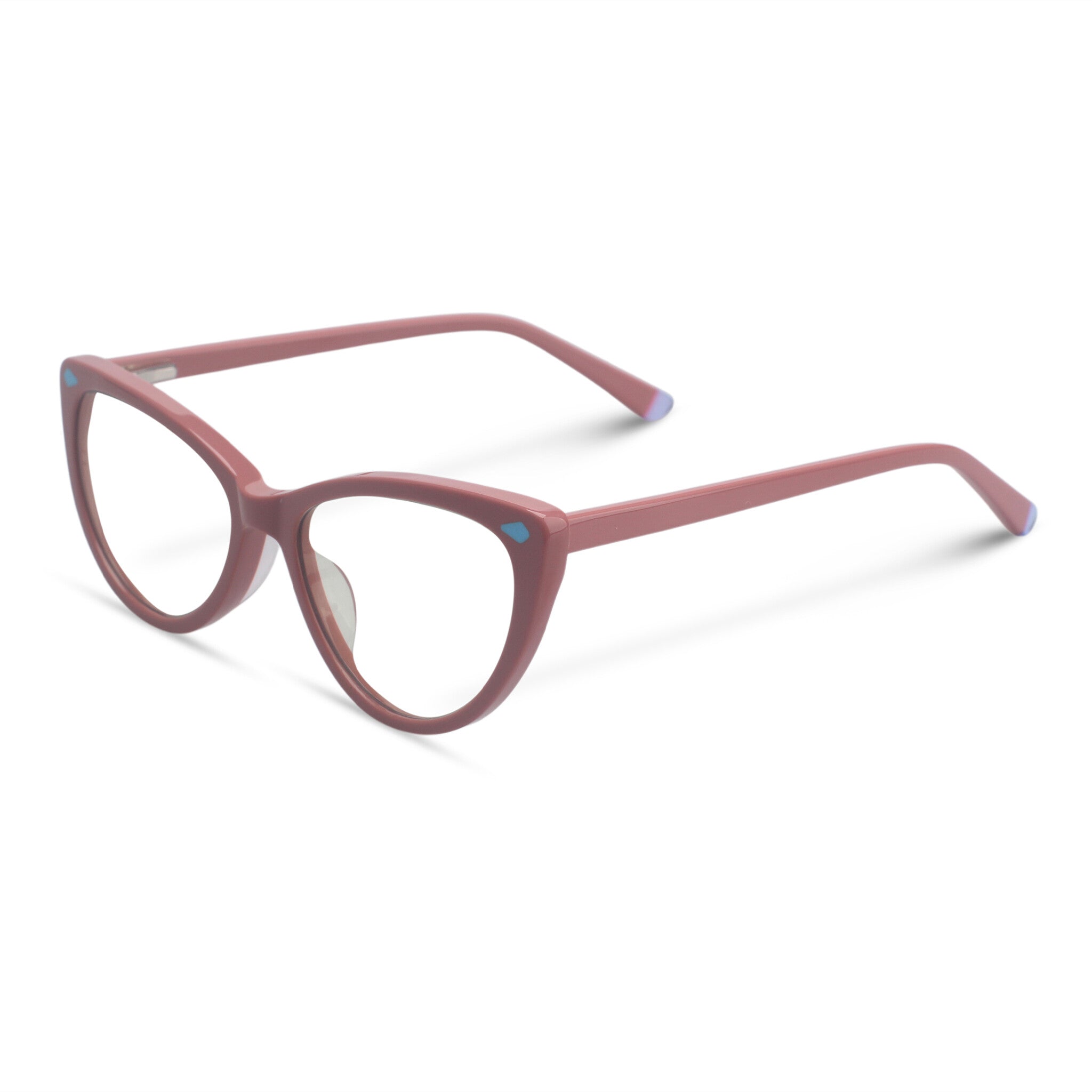 Kids pink cat-eye eyeglasses
