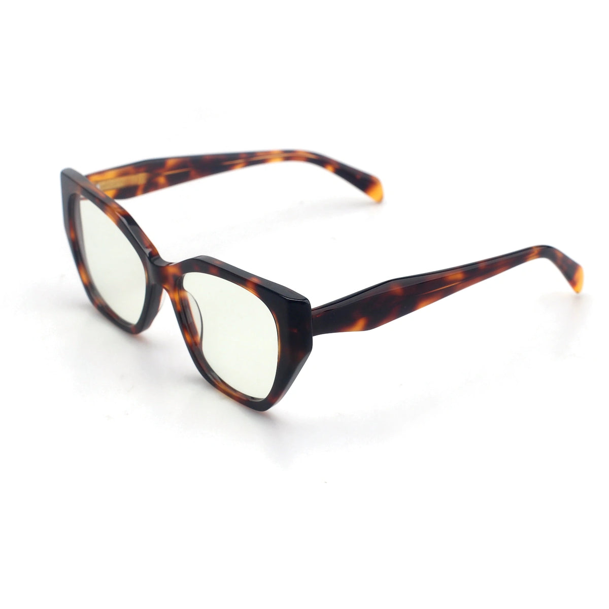 Recanati cat-eye tortoise blue light glasses