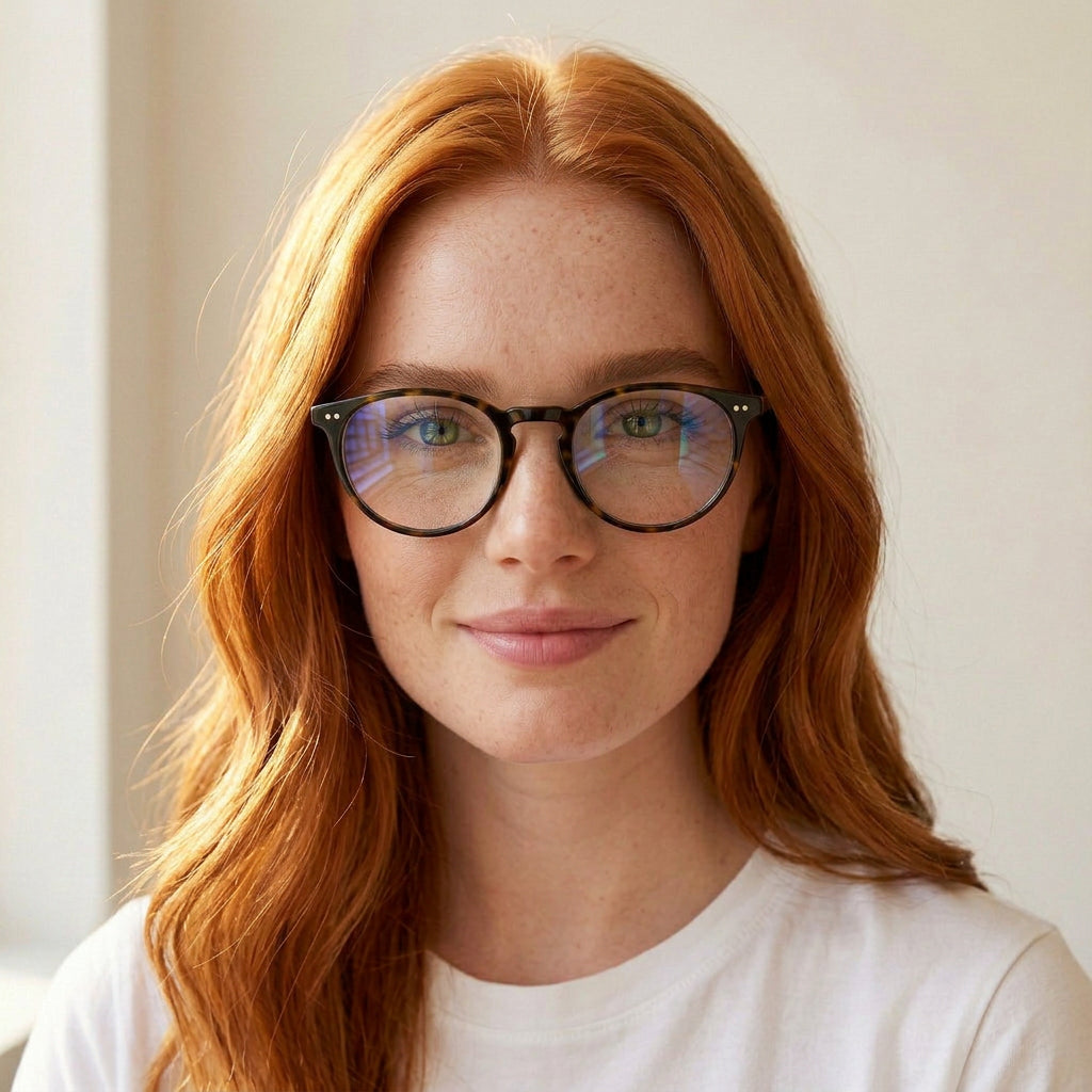 black round glasses
