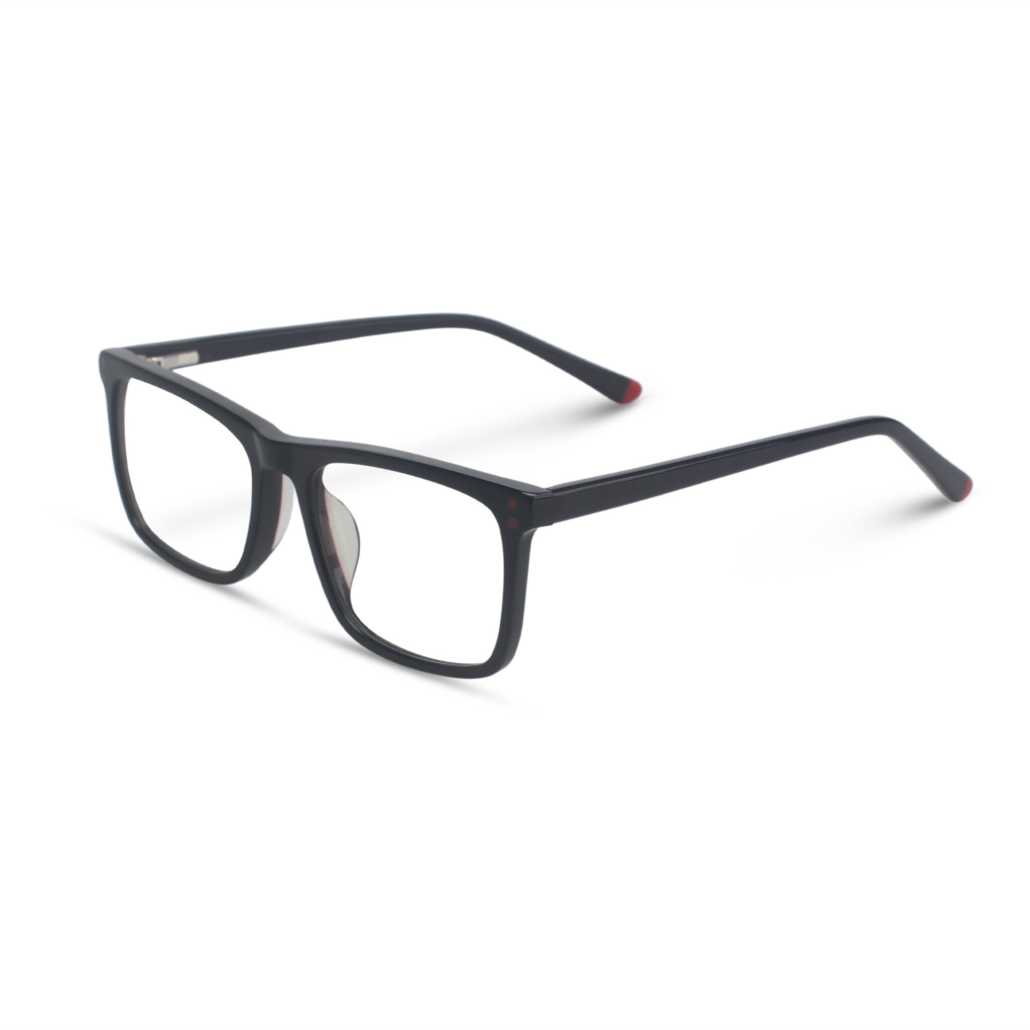 Kids classic square black eyeglasses