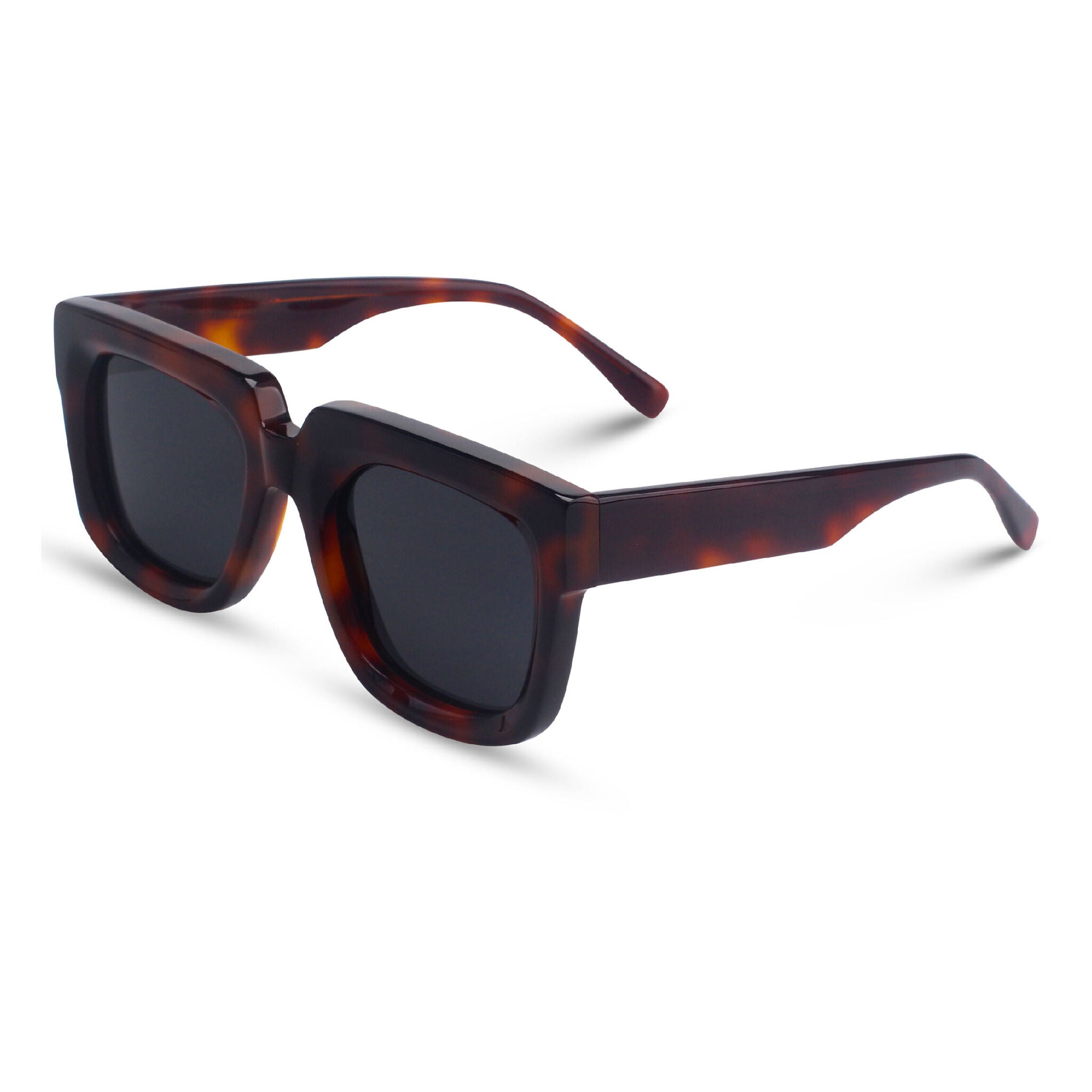 Oversized square tortoise sunglasses
