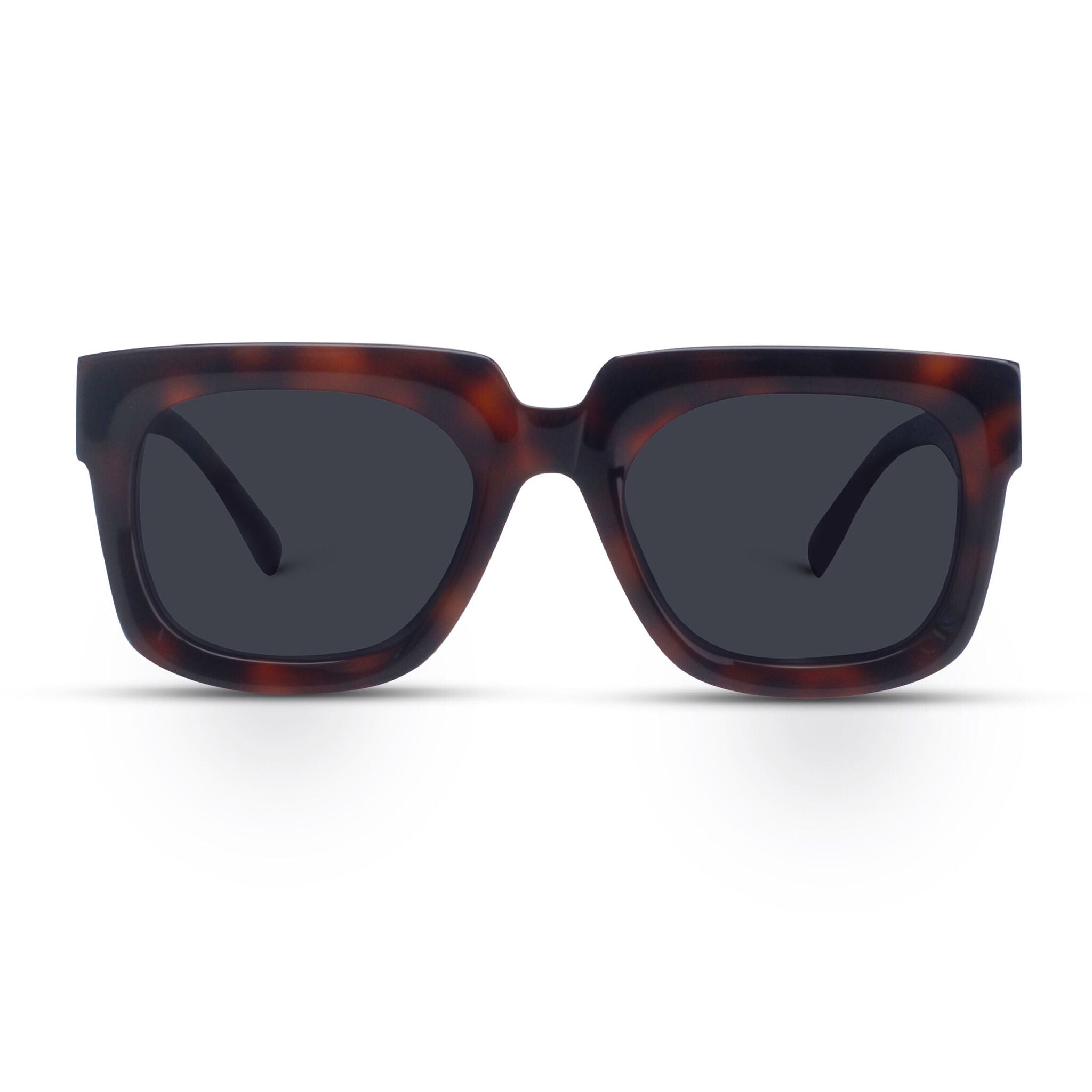 Oversized square tortoise sunglasses
