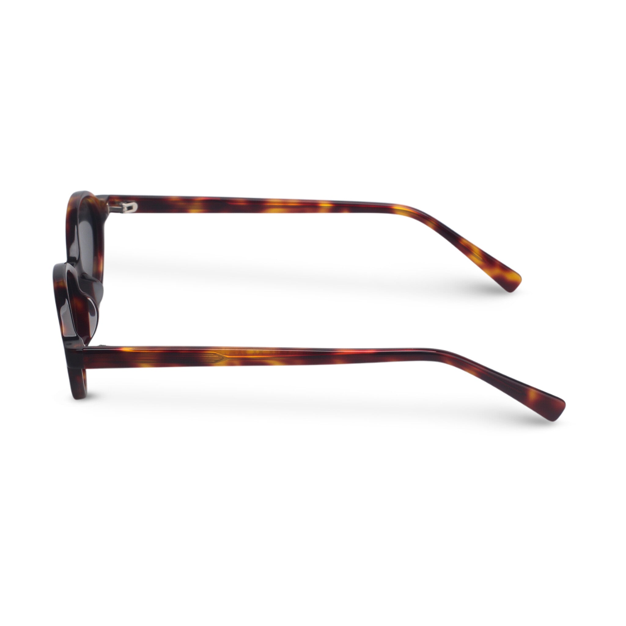 Oval tortoise sunglasses