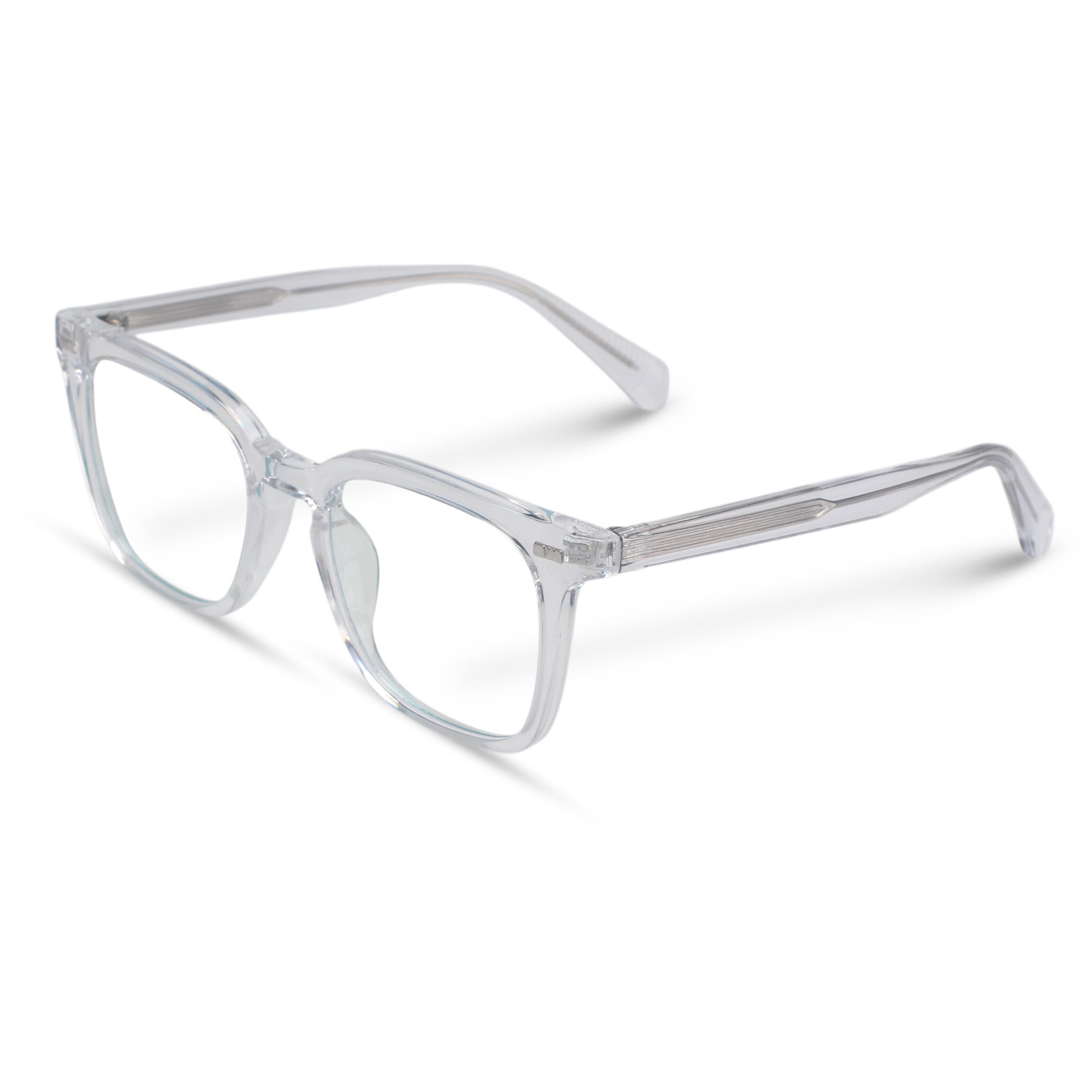 Clear eyeglasses on a white background @clear