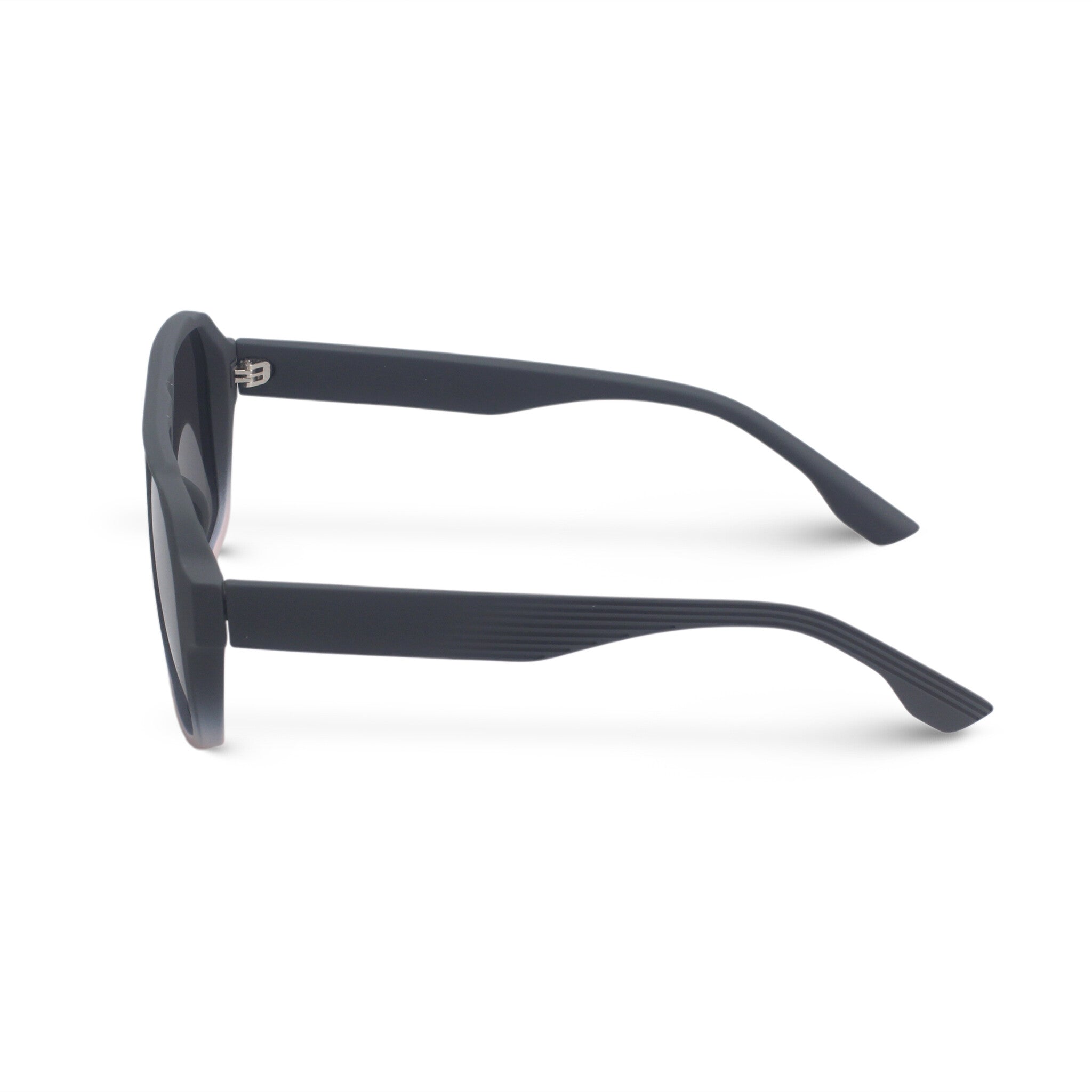 Oversized grey sport sunglasses