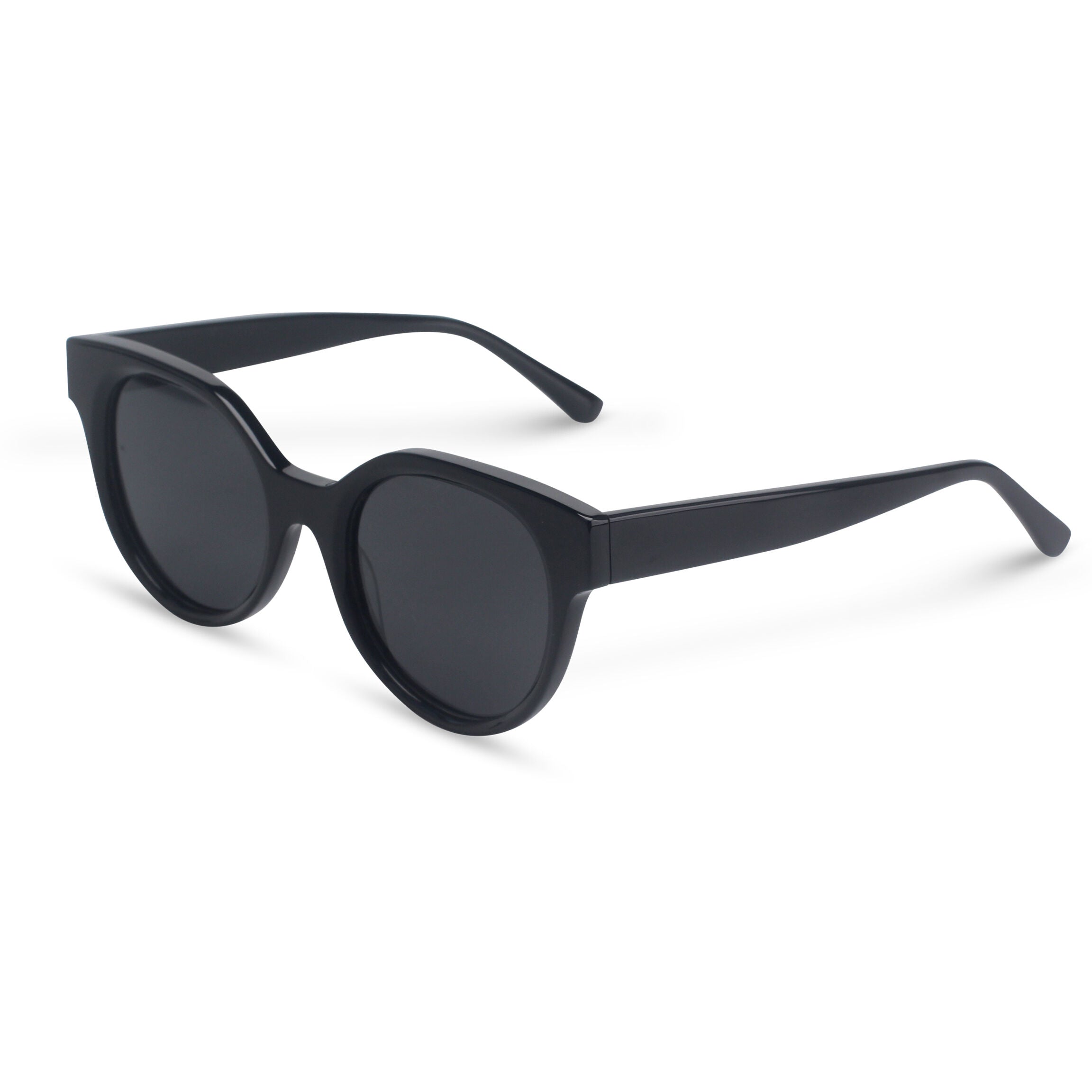 Black cat-eye sunglasses