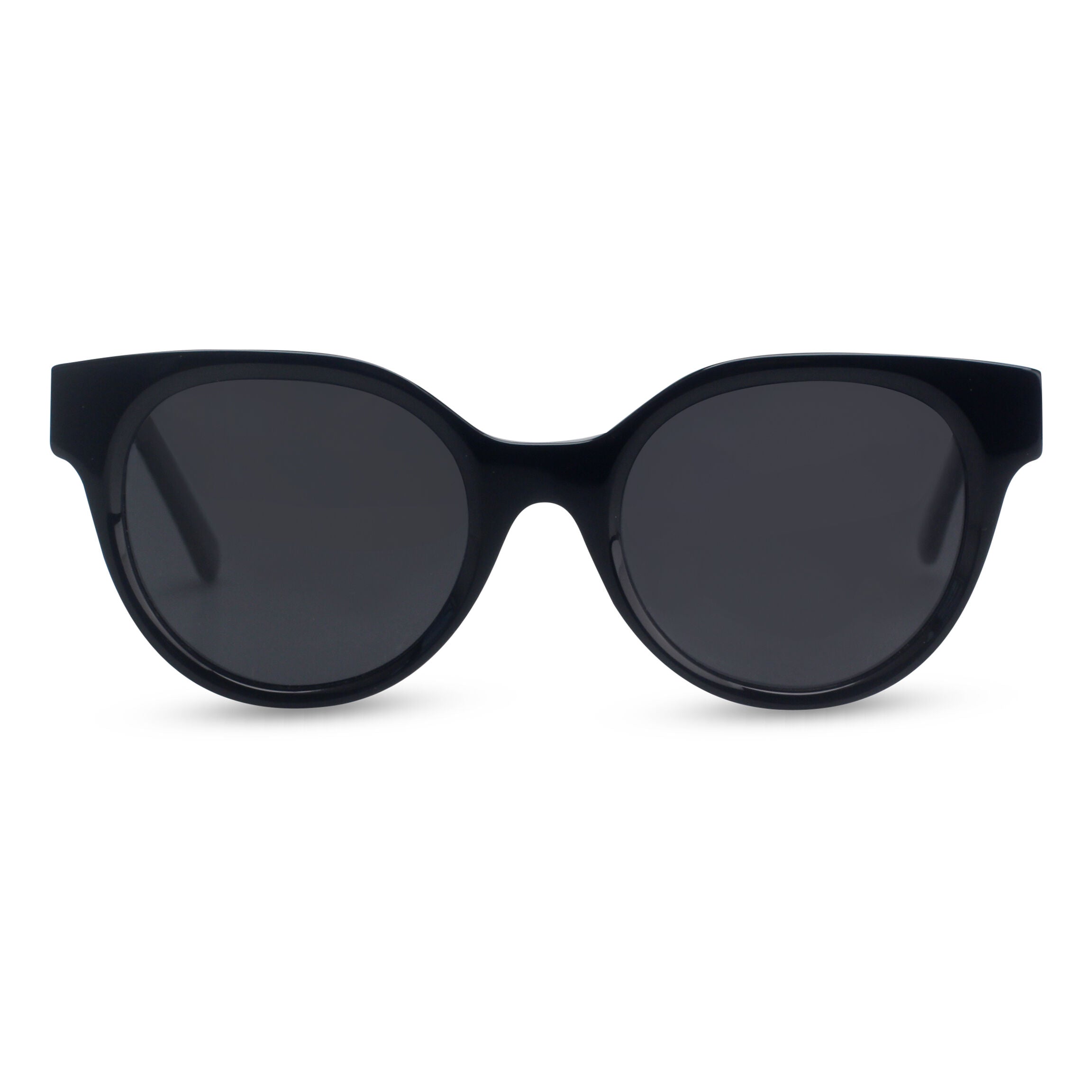 Black cat-eye sunglasses
